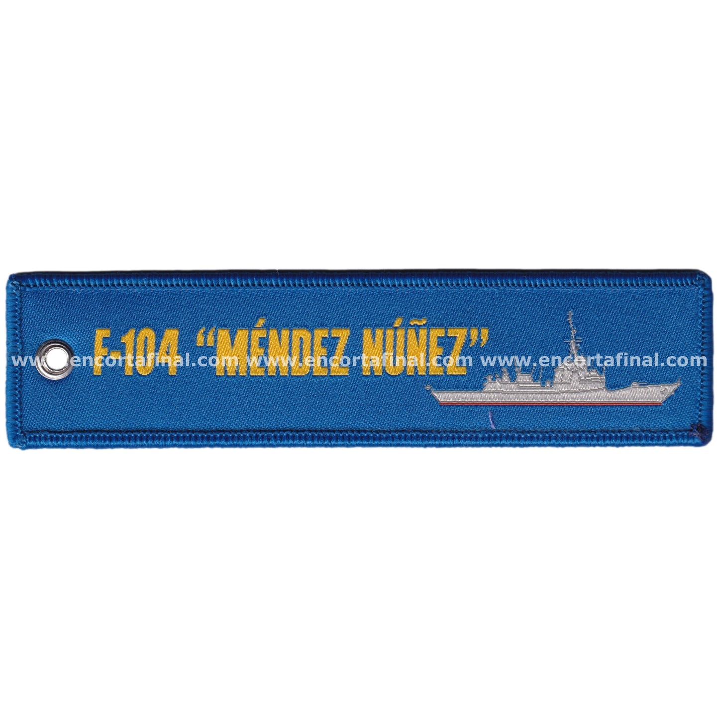 Llavero F-104 Mendez Nuñez - Remove before sailing