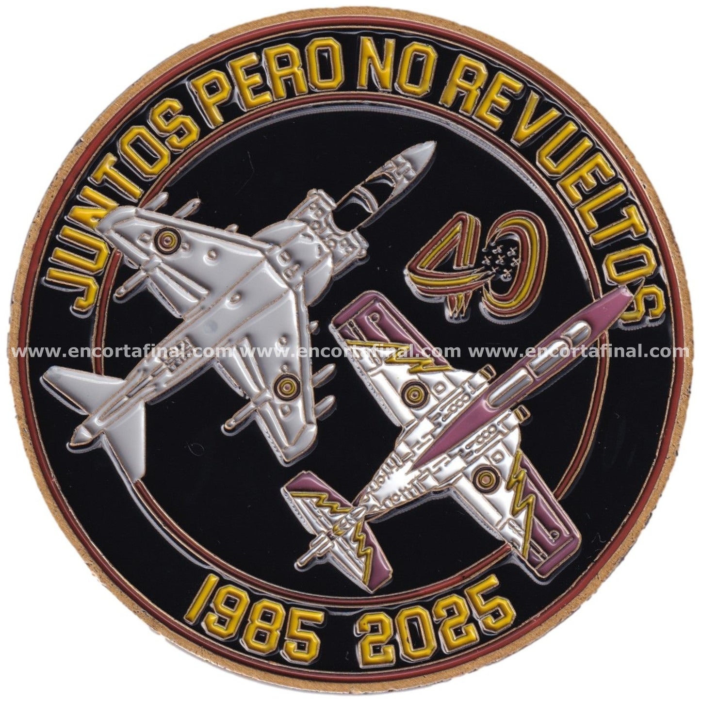 Moneda Novena Escuadrilla x Patrulla Aguila - 40 Aniversario - 1985-2025 - Juntos pero no revueltos