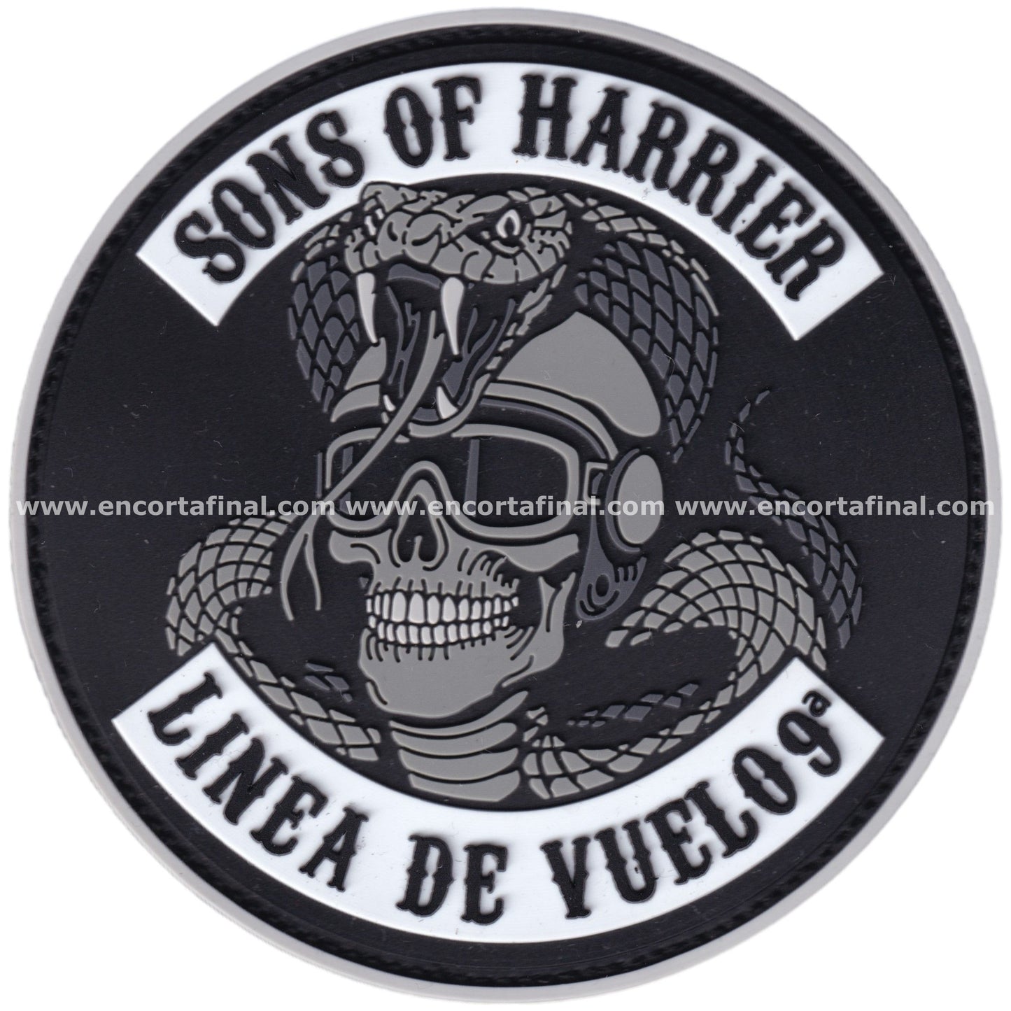 Parche Novena Escuadrilla - McDonnell Douglas AV-8B Harrier II - Sons of Harrier - Linea de Vuelo 9a