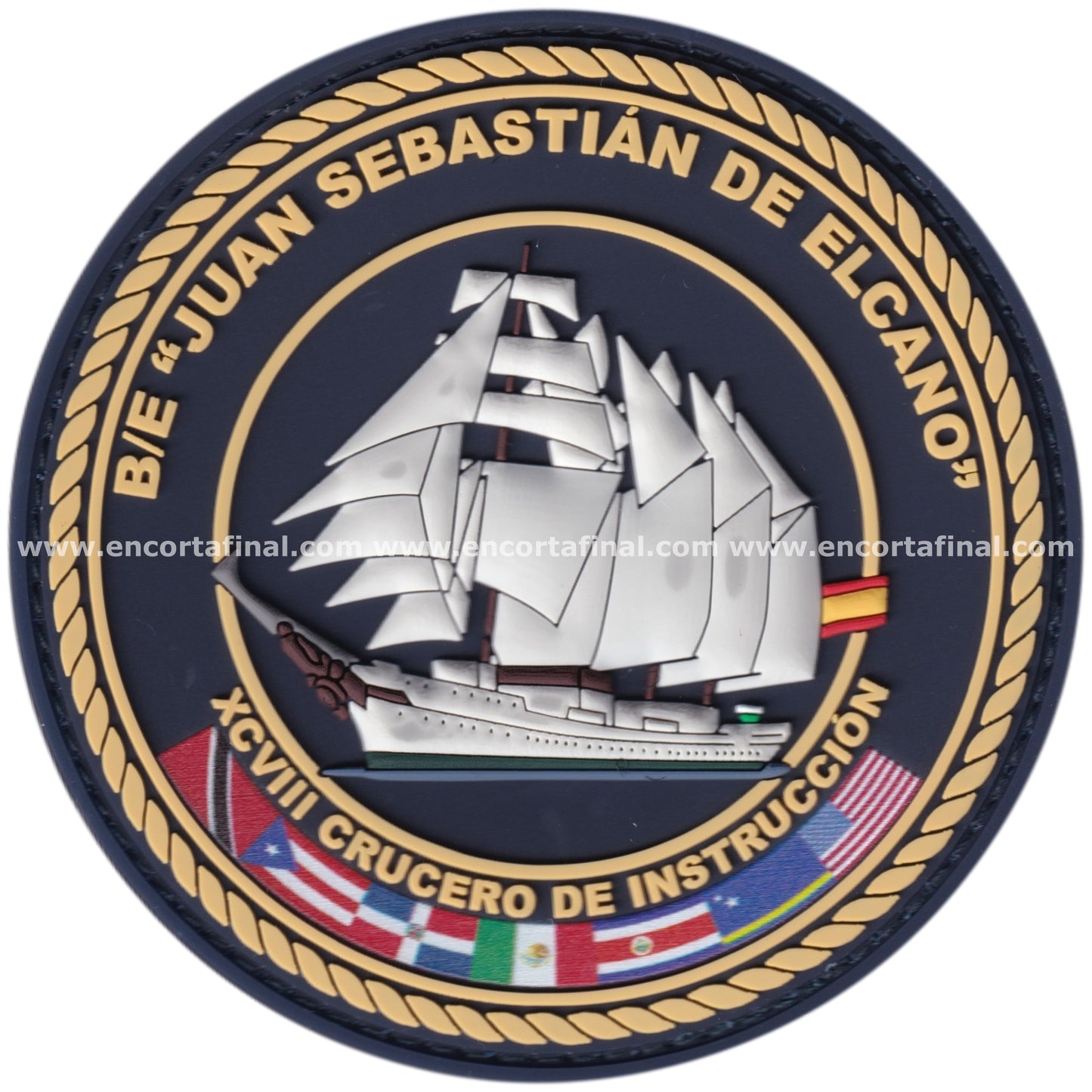 Parche Juan Sebastian de Elcano (A-71) - XCVIII Crucero de Instruccion