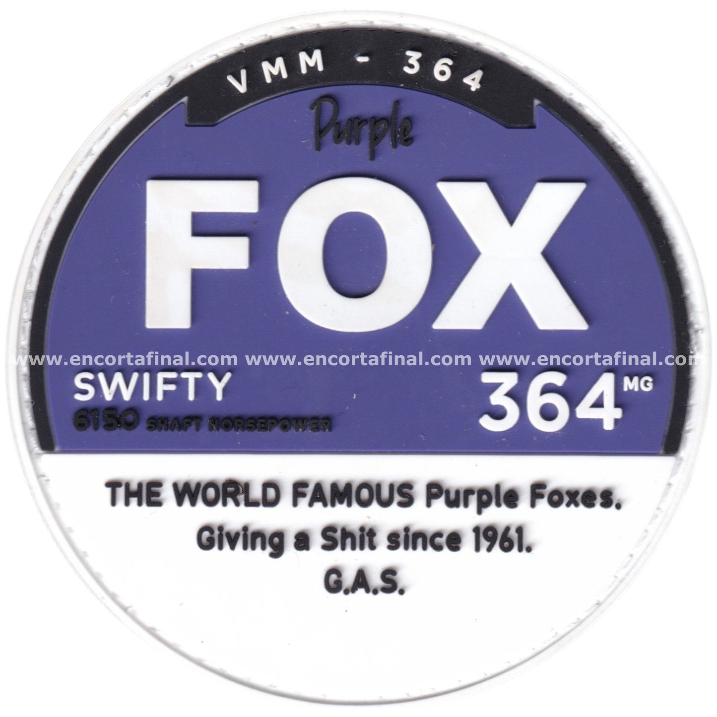 Parche VMM-364 Purple Fox Zyn Shoulder