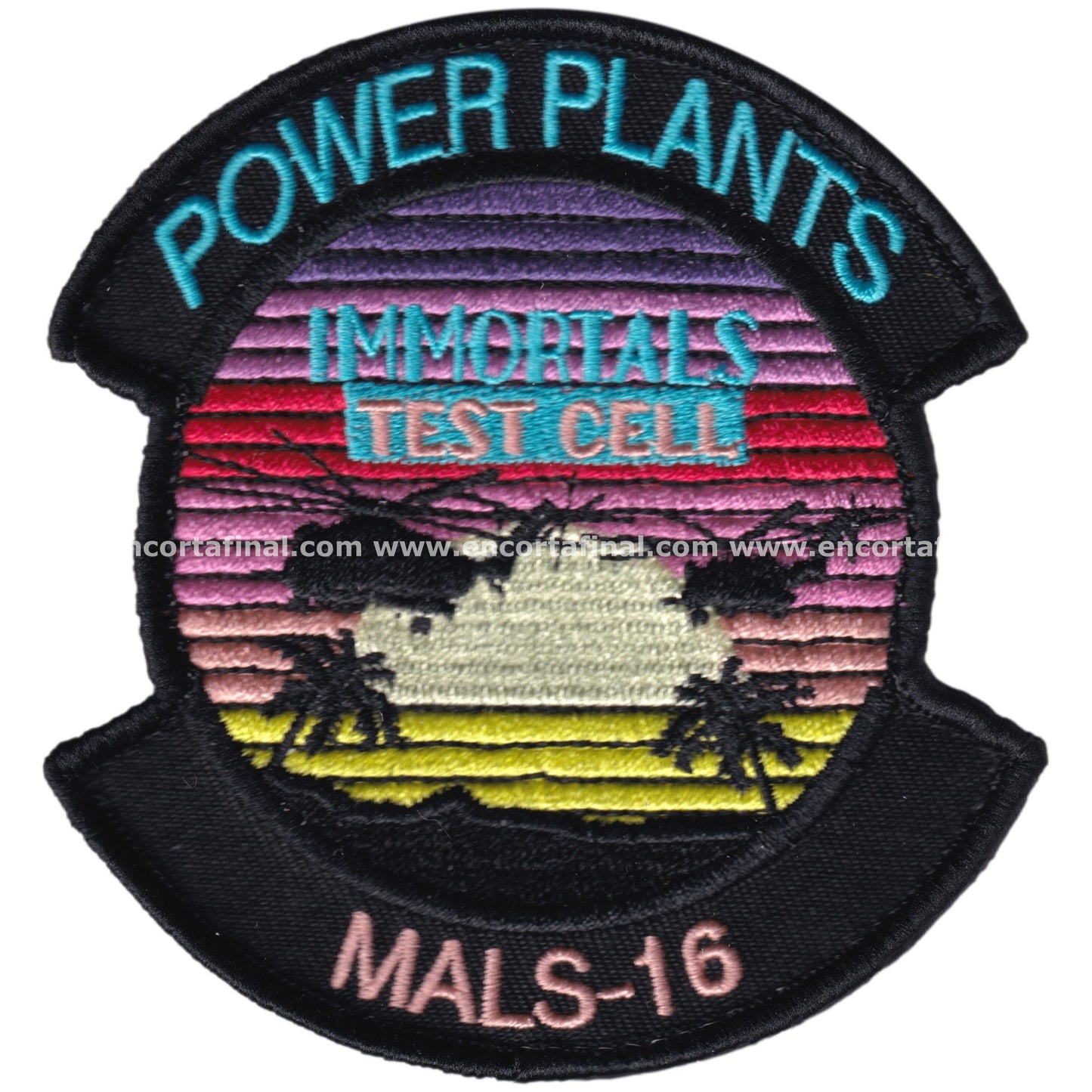 Parche MALS-16 Immortals Power Plants Miami Vice Test Cell