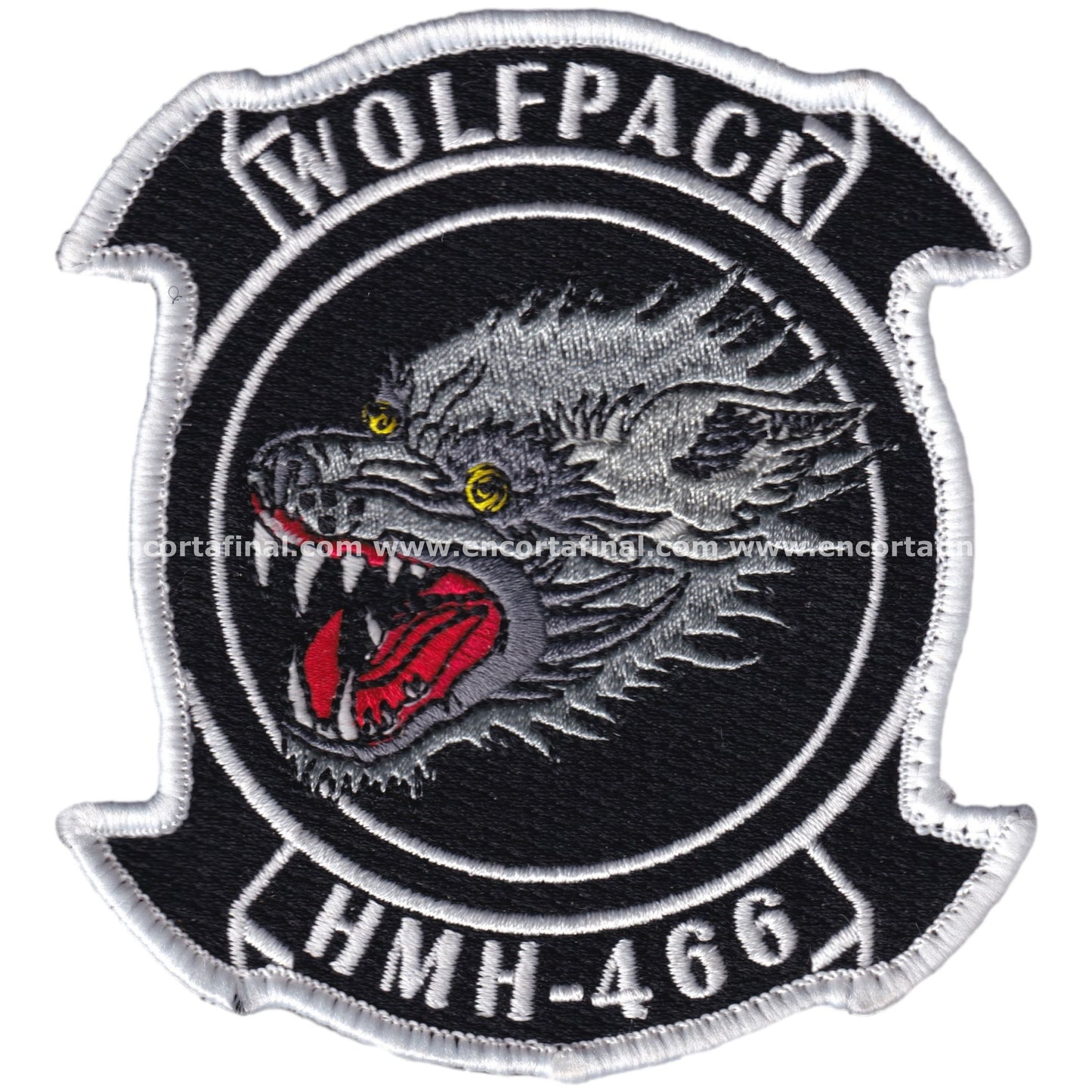 Parche HMH-466 Wolfpack Crazy Wolf