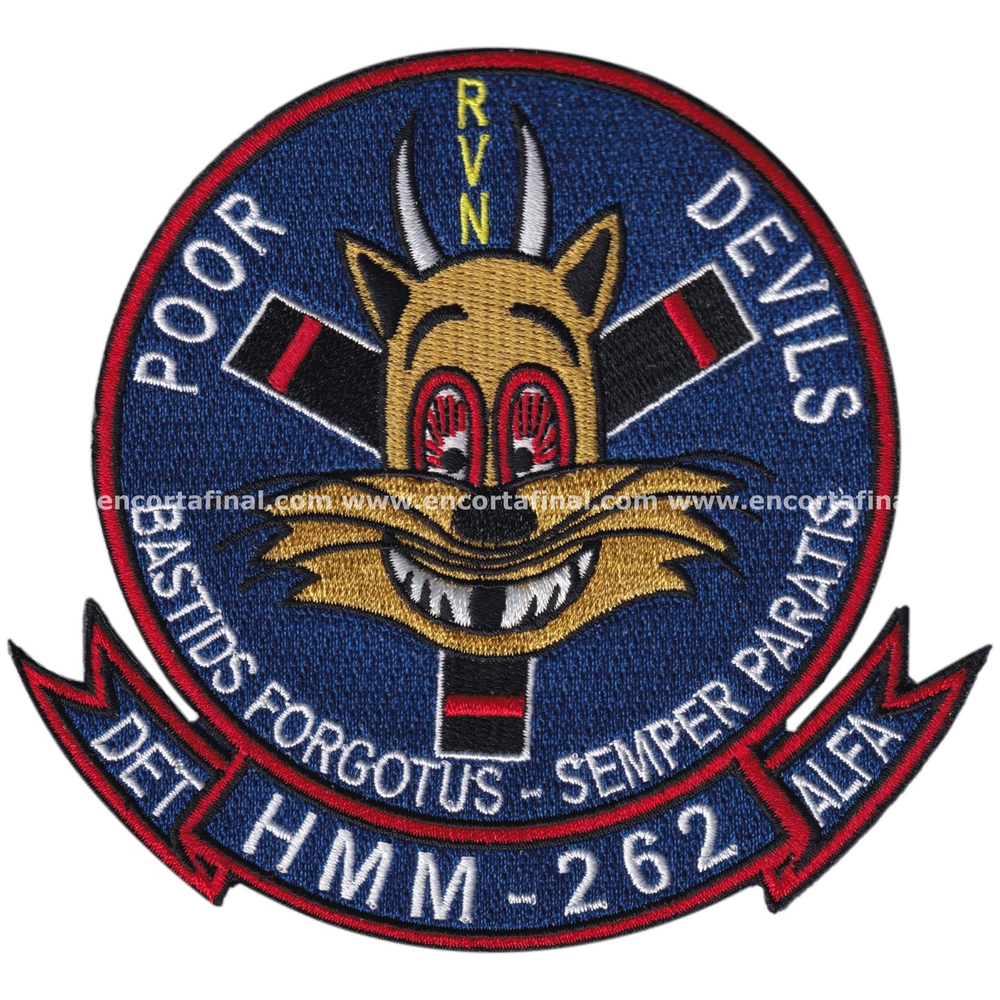 Parche USMC HMM-262 Poor Devils Det Alfa