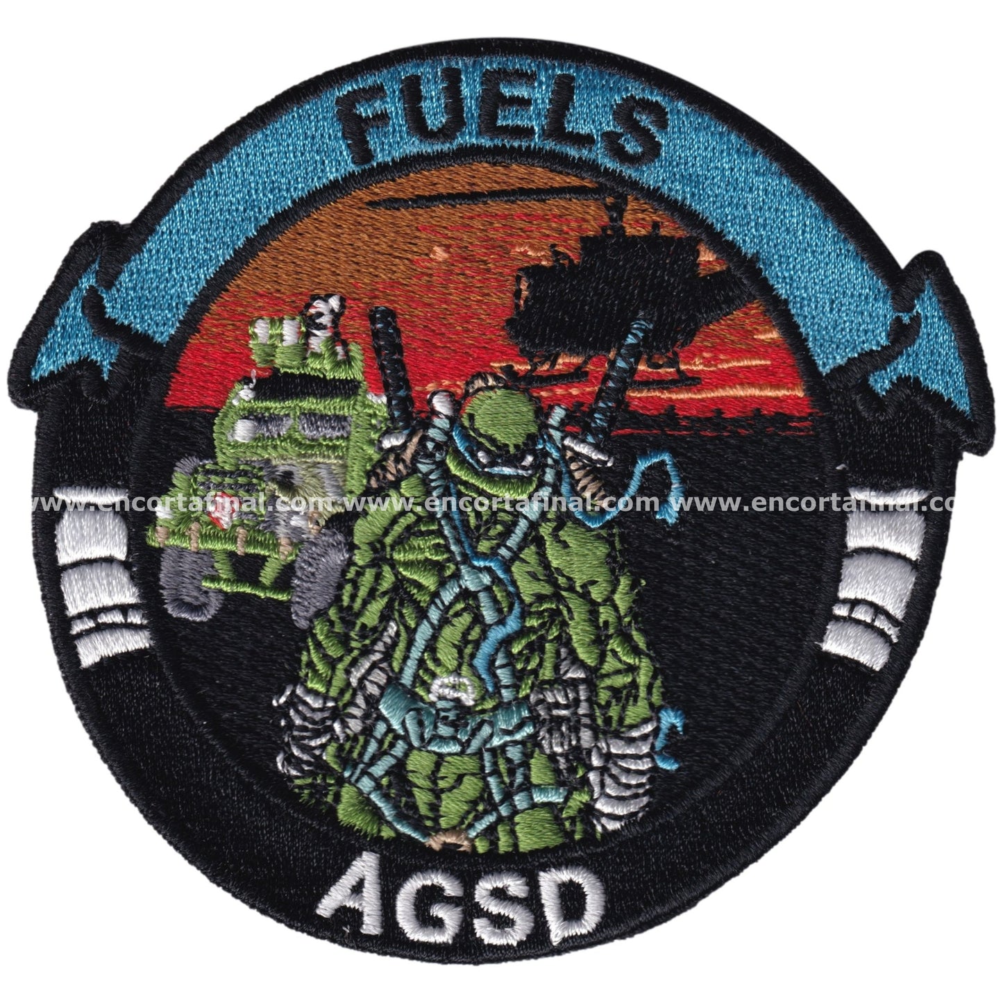 Parche 29 Palms AGSD Aviation Ground Support Detachment Turtles