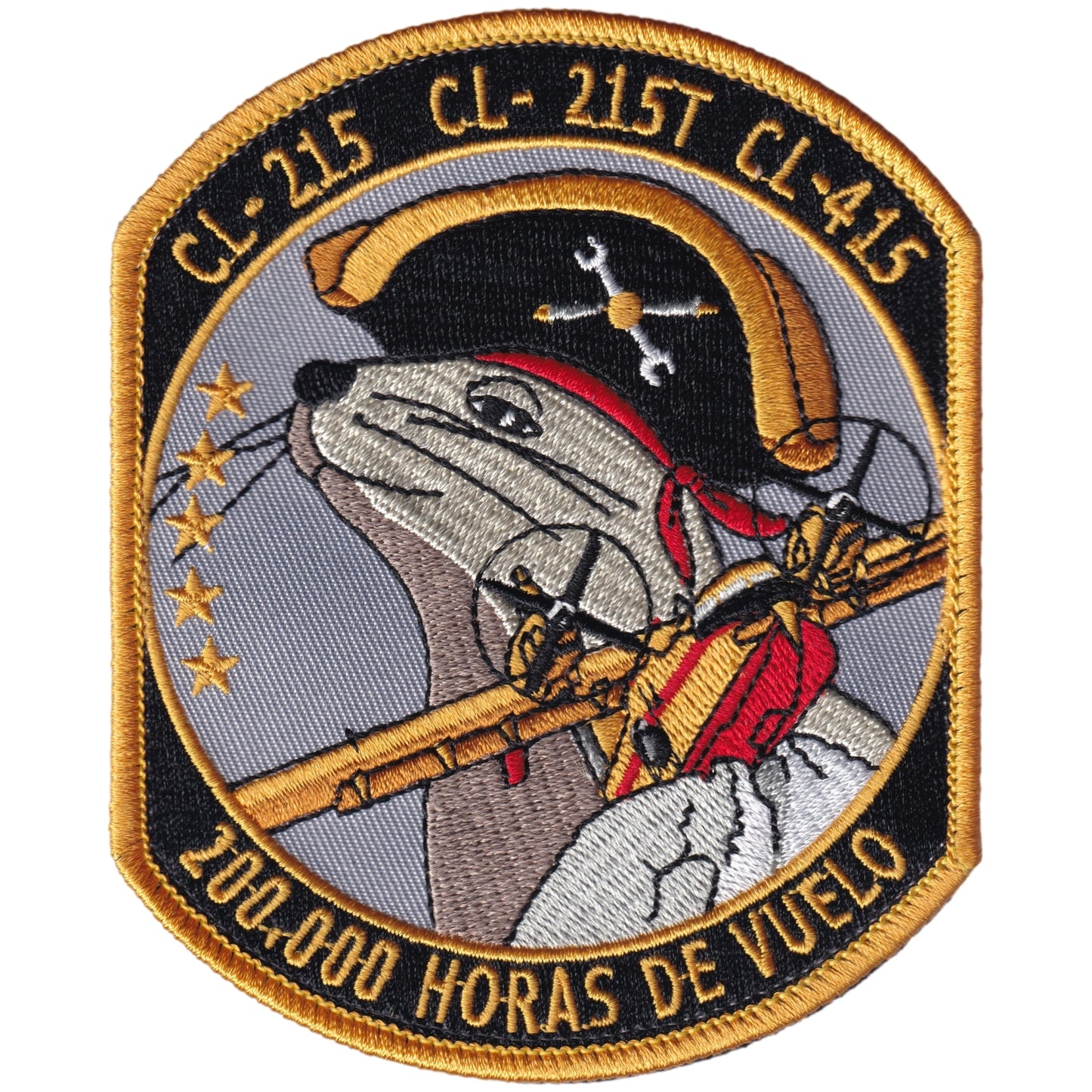 Parche 43 Grupo - CL-215 - CL215T - CL-415 - 200000 Horas de vuelo - Canadair CL-415 + Iman de regalo