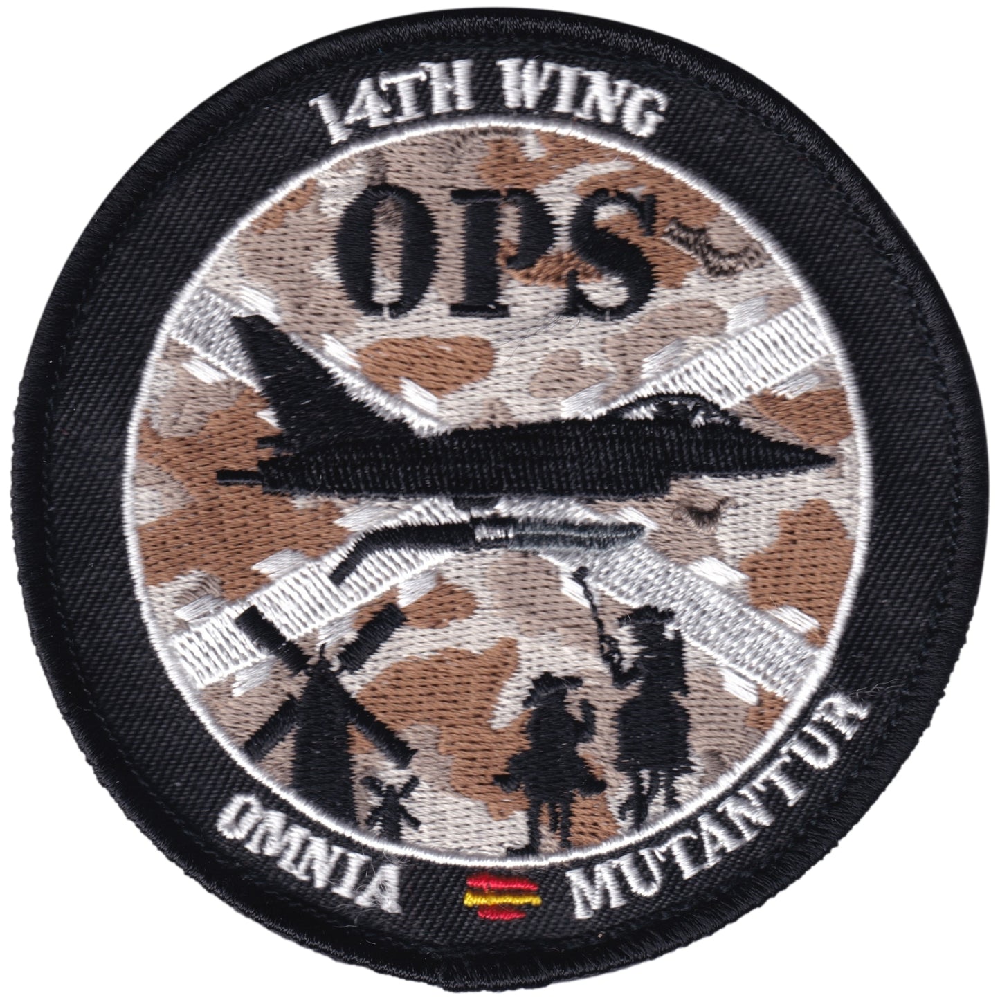 Parche Ala 14 - OPS - Omnia - Muntantur - Eurofighter Typhoon + Iman de regalo