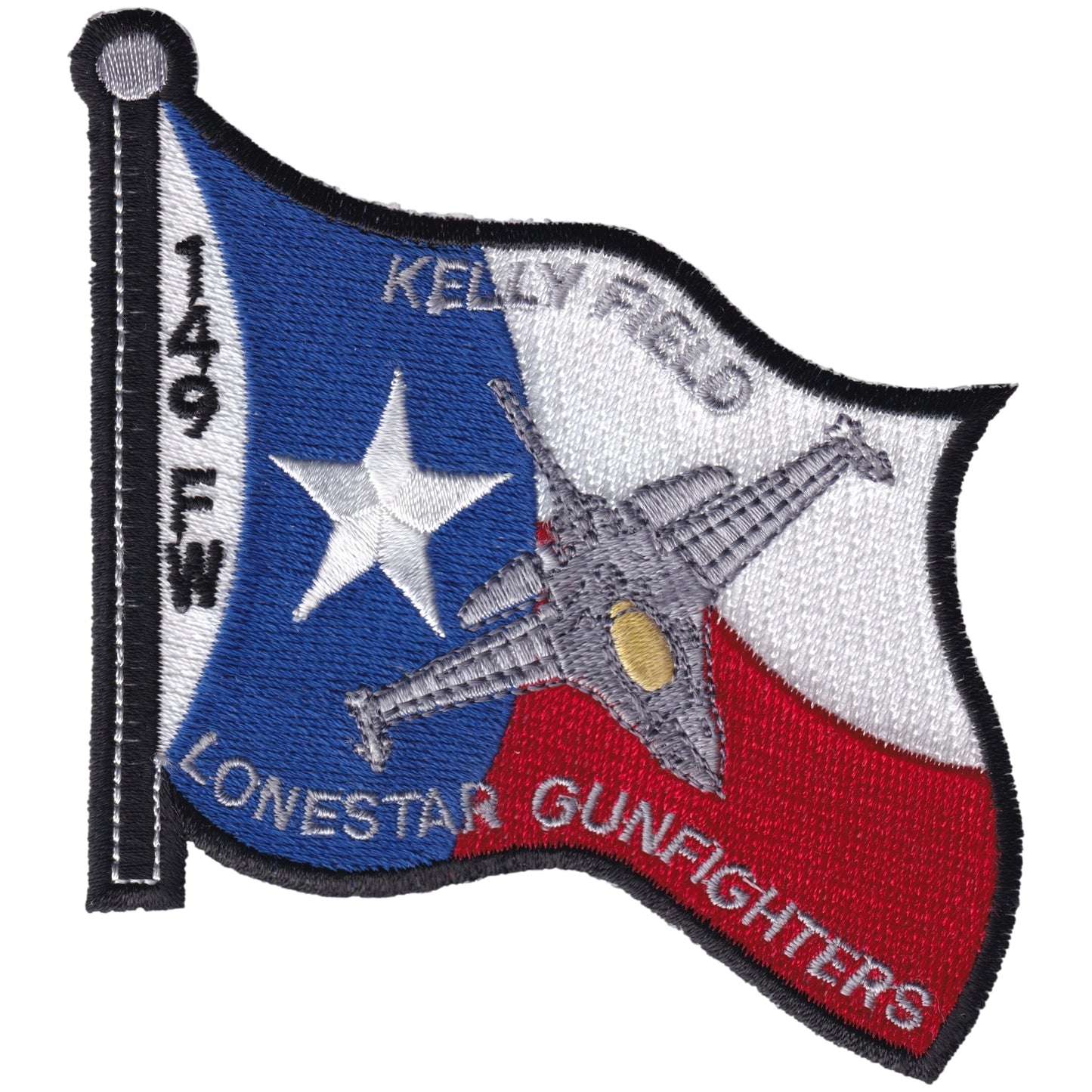 Parche United States Air Force - 149 FW - Kelly Field - Lonestar Gunfighters - Lockheed Martin F-16 Fighting Falcon
