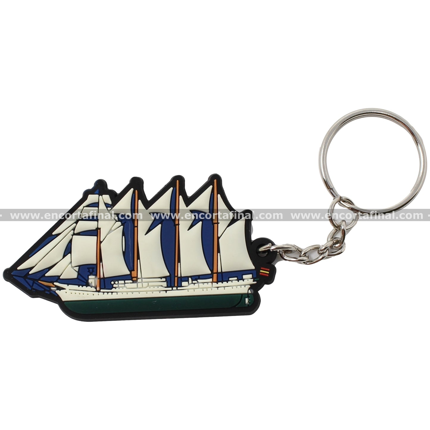Juan Sebastian de Elcano Training Ship Keychain (A-71)