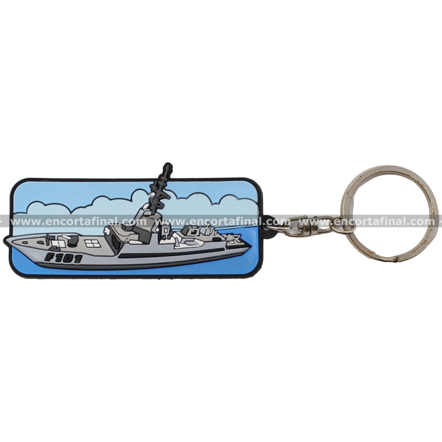 Alvaro de Bazan Frigate Keychain (F-101)
