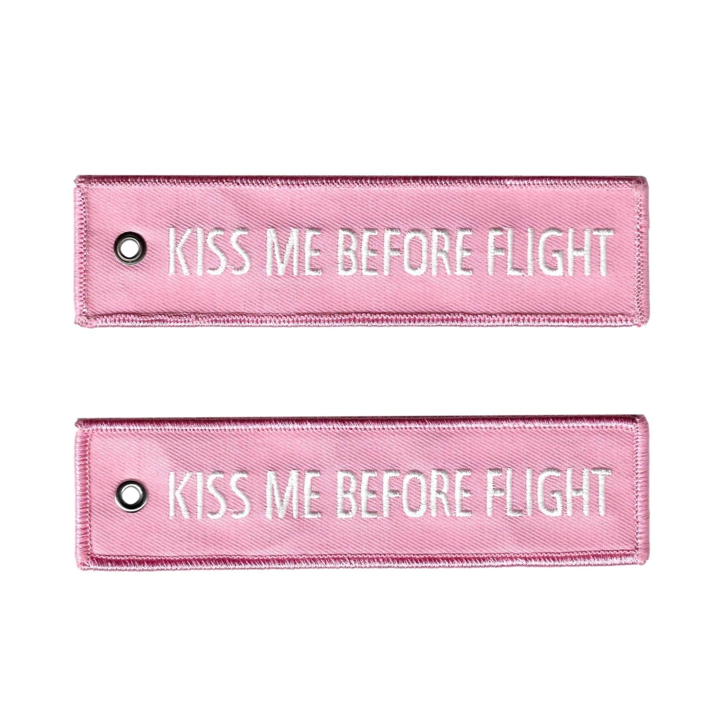 Kiss Me Before Flight Keychain