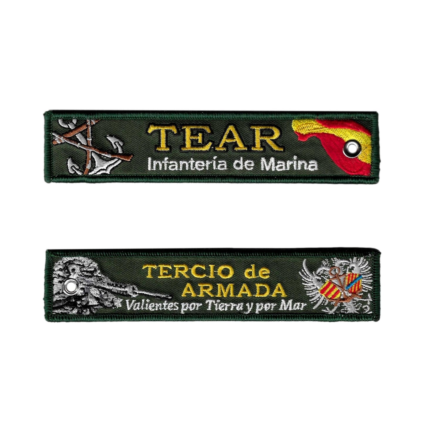 Tercio de Armada (Tear) Keychain - Marine Infantry - Brave on Land and Sea