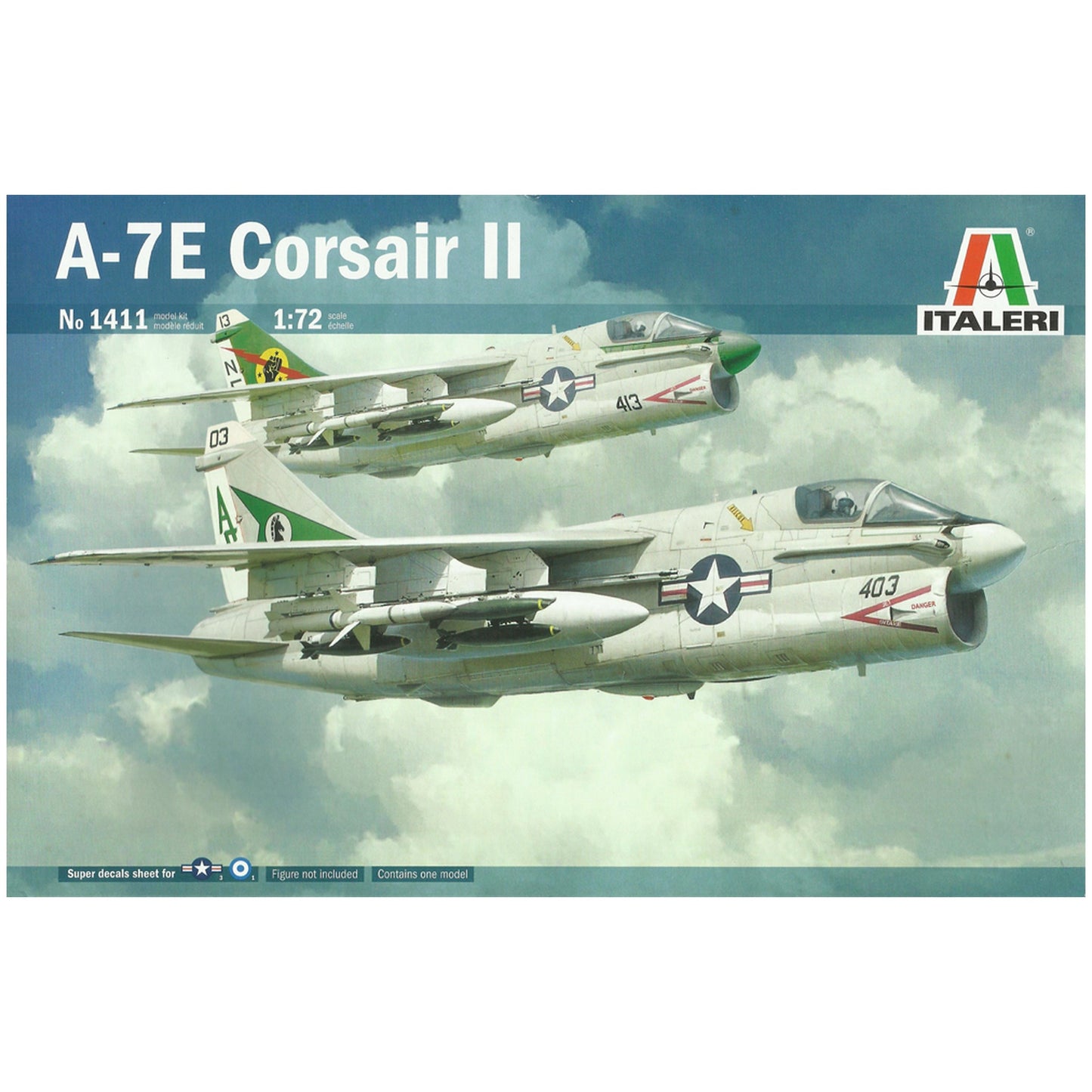 Maqueta de avion militar Italeri 1:72 A-7E Corsair Ii