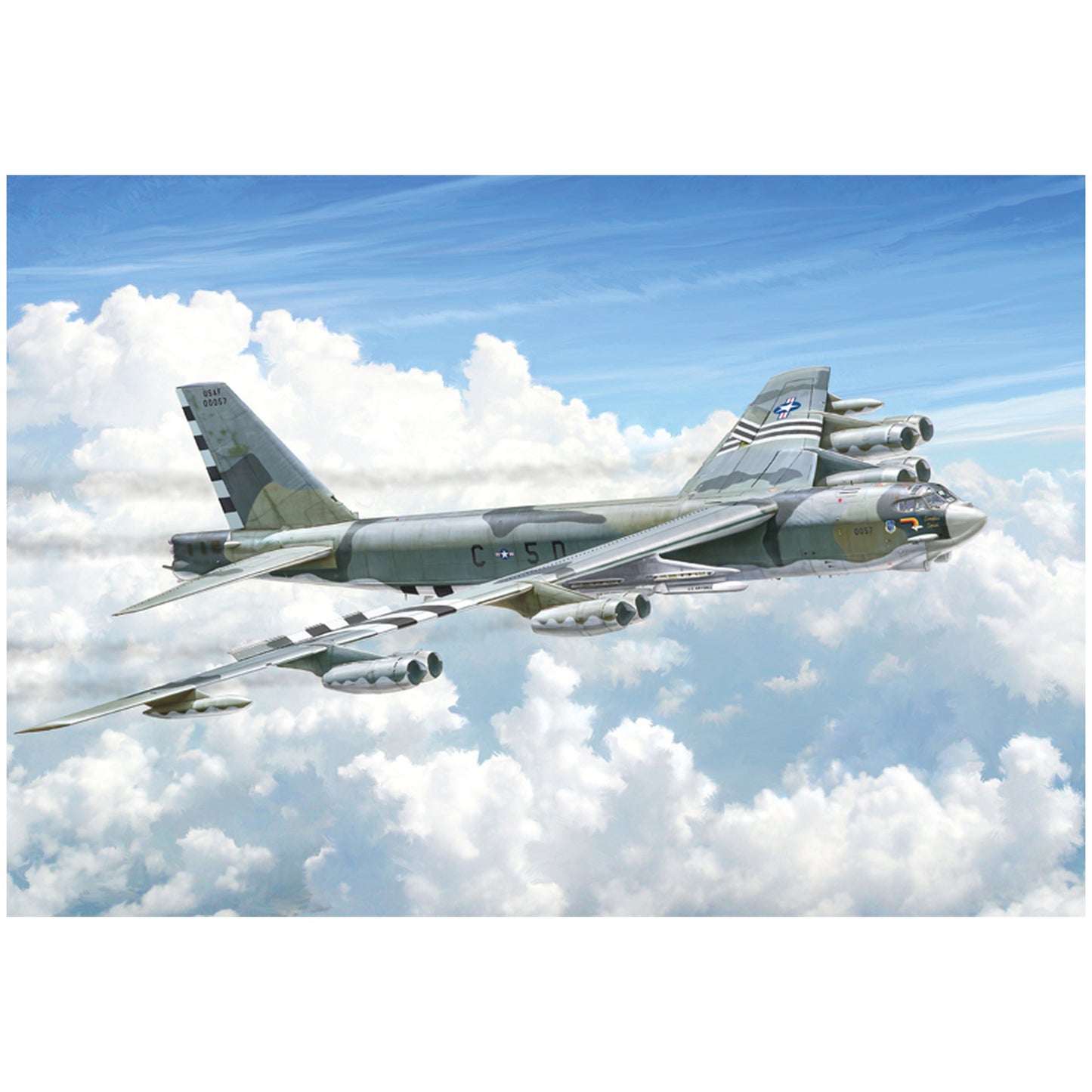 Maqueta de avion militar Italeri 1:72 B-52H "Stratofortress"