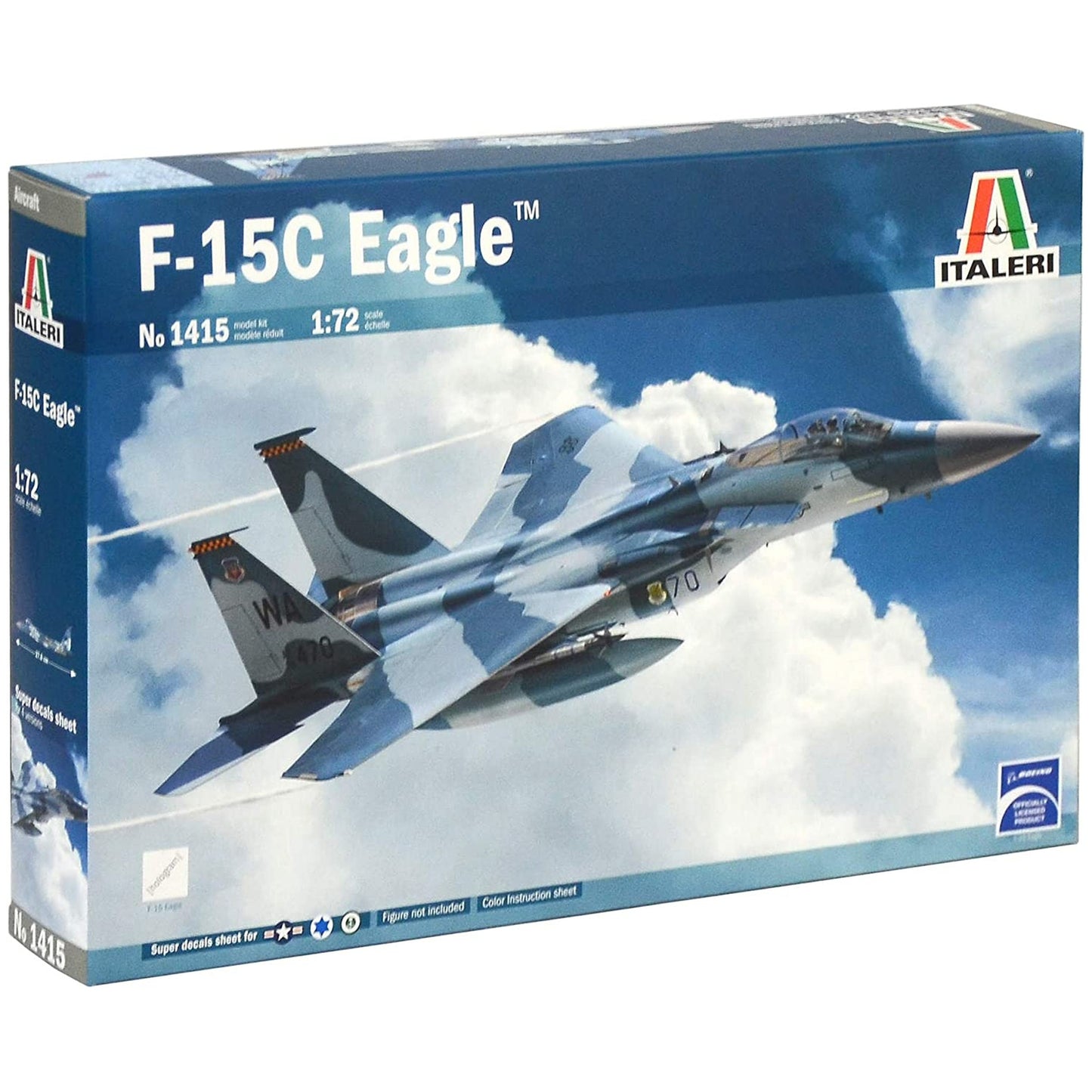 Maqueta de avion militar Italeri 1:72 F-15C Eagle