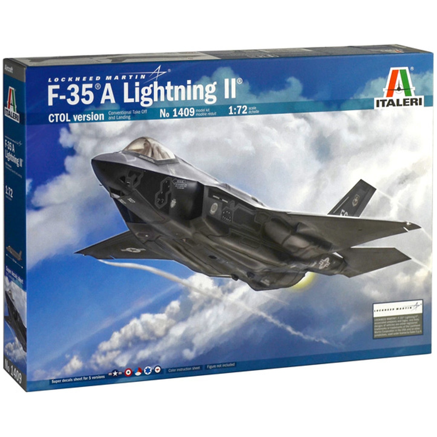 Maqueta de avion militar Italeri 1:72 F-35A Lightning II