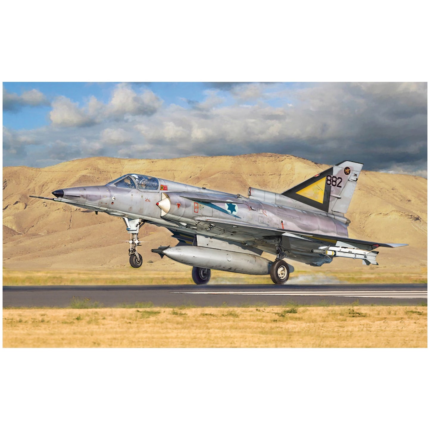 Maqueta de avion militar Italeri 1:72 Kfir C.2/C.7 Iaf