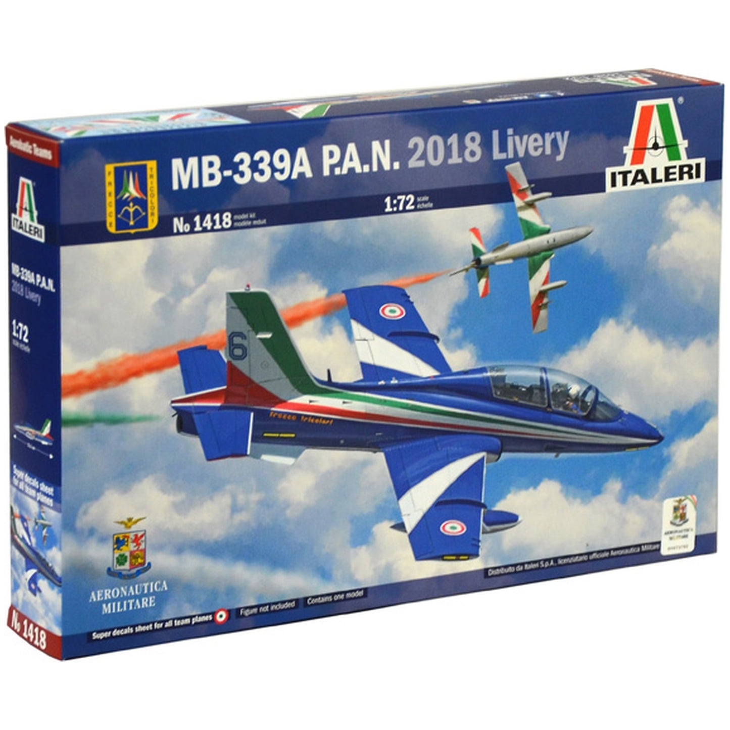 Maqueta de avion militar Italeri 1:72 Mb 339A P.A.N. 2018 Livery