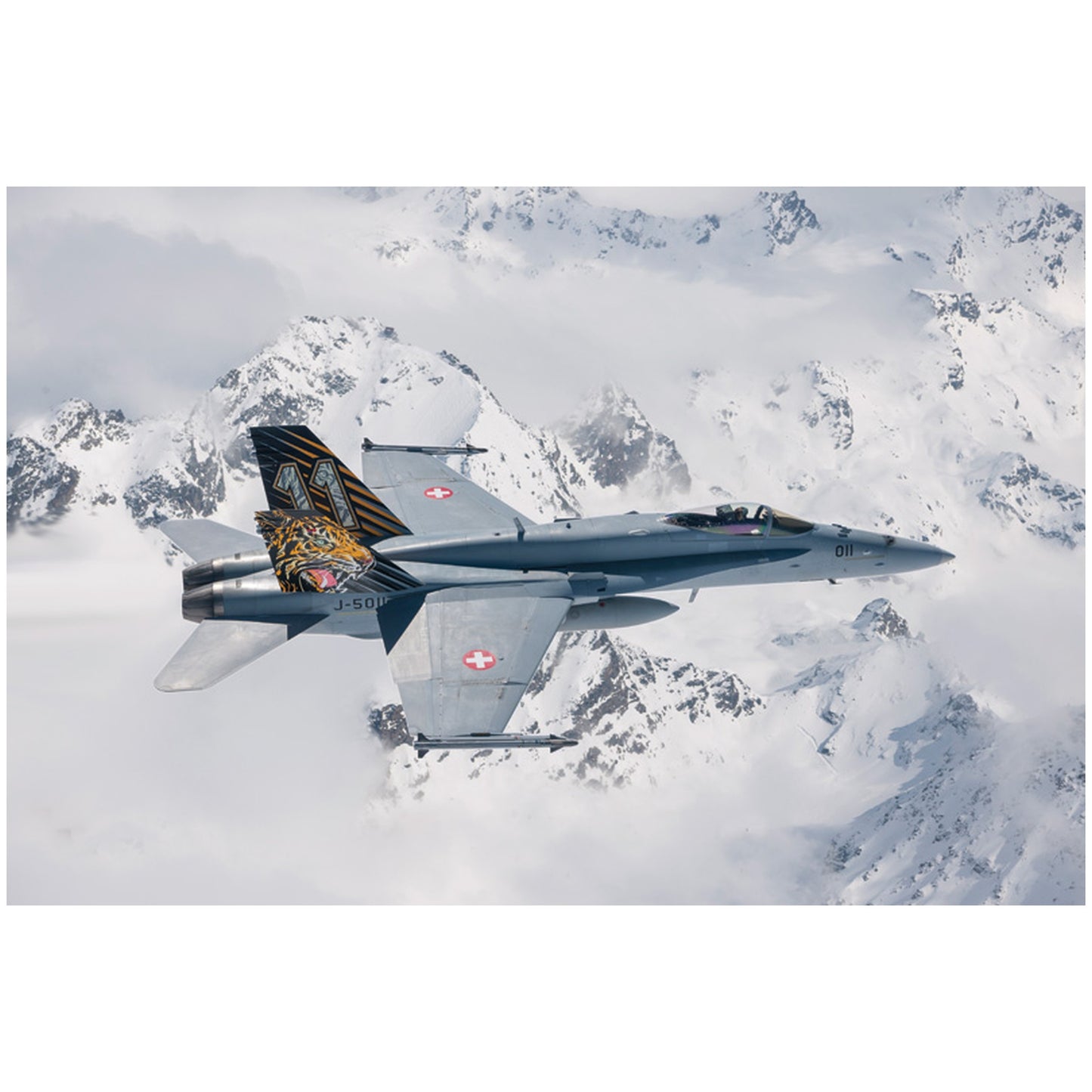 Maqueta de avion militar Italeri F/A-18 Hornet "Tiger Meet 2016" Special Color - 1:72