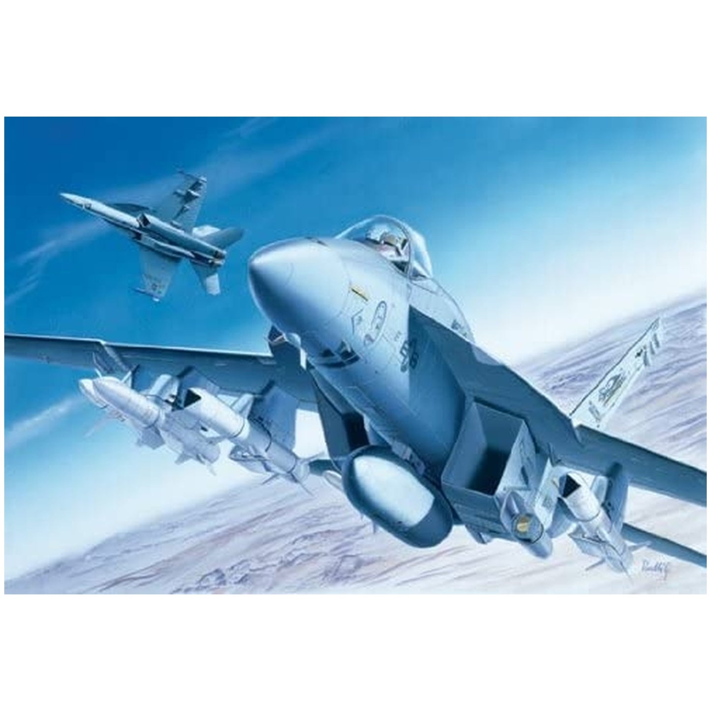 Maqueta de avion militar Italeri F/A-18E Super Hornet - 1:72