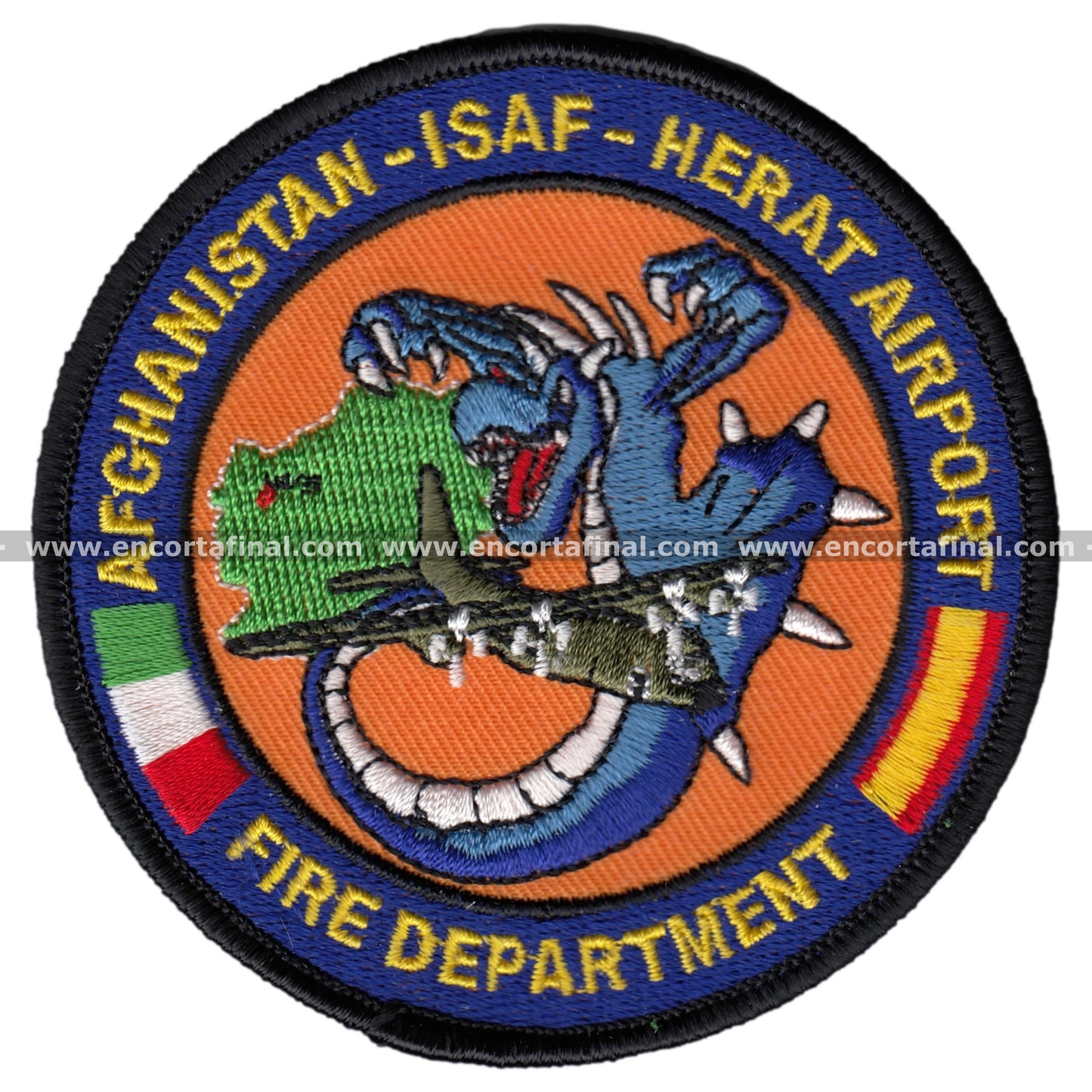 Afghanistan-Isaf-Herat Airport- Fire Department Patch
