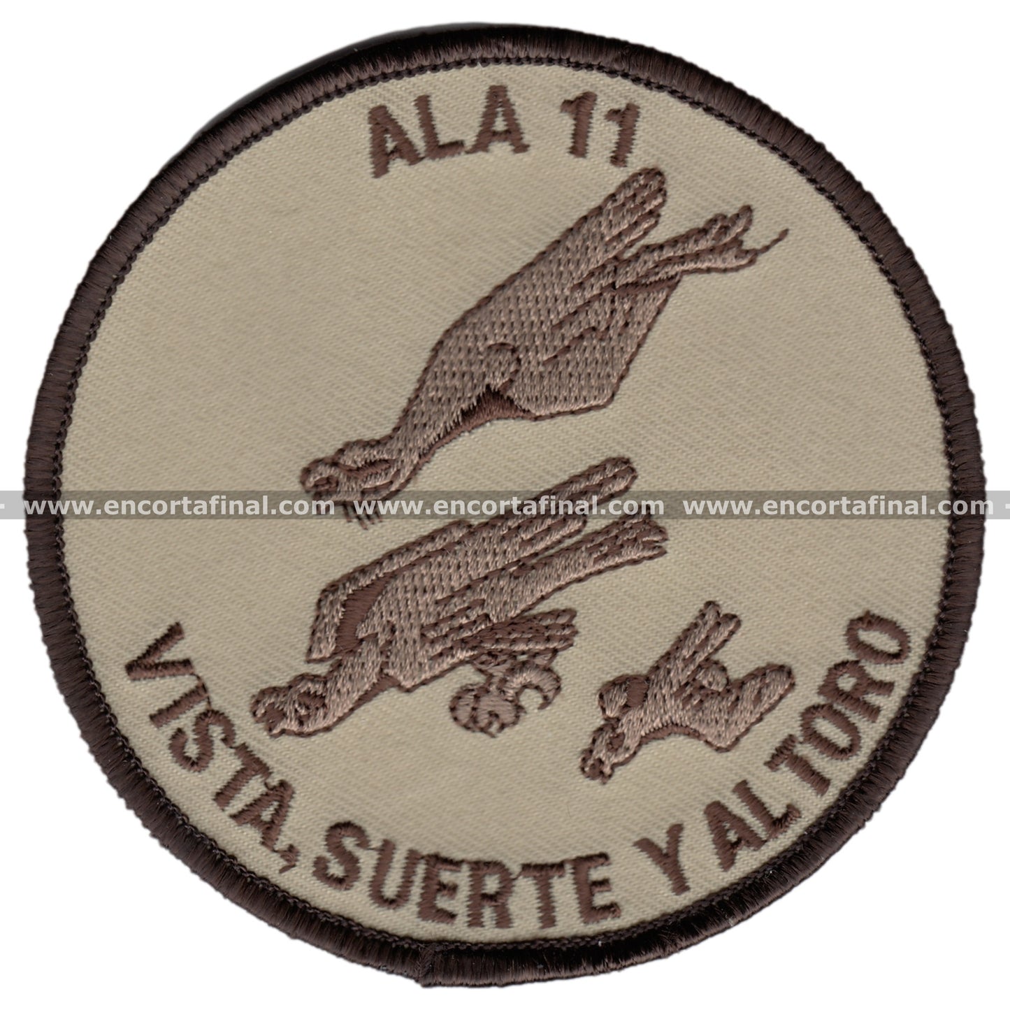 Wing 11 Patch -Sight, Luck and the Bull-
