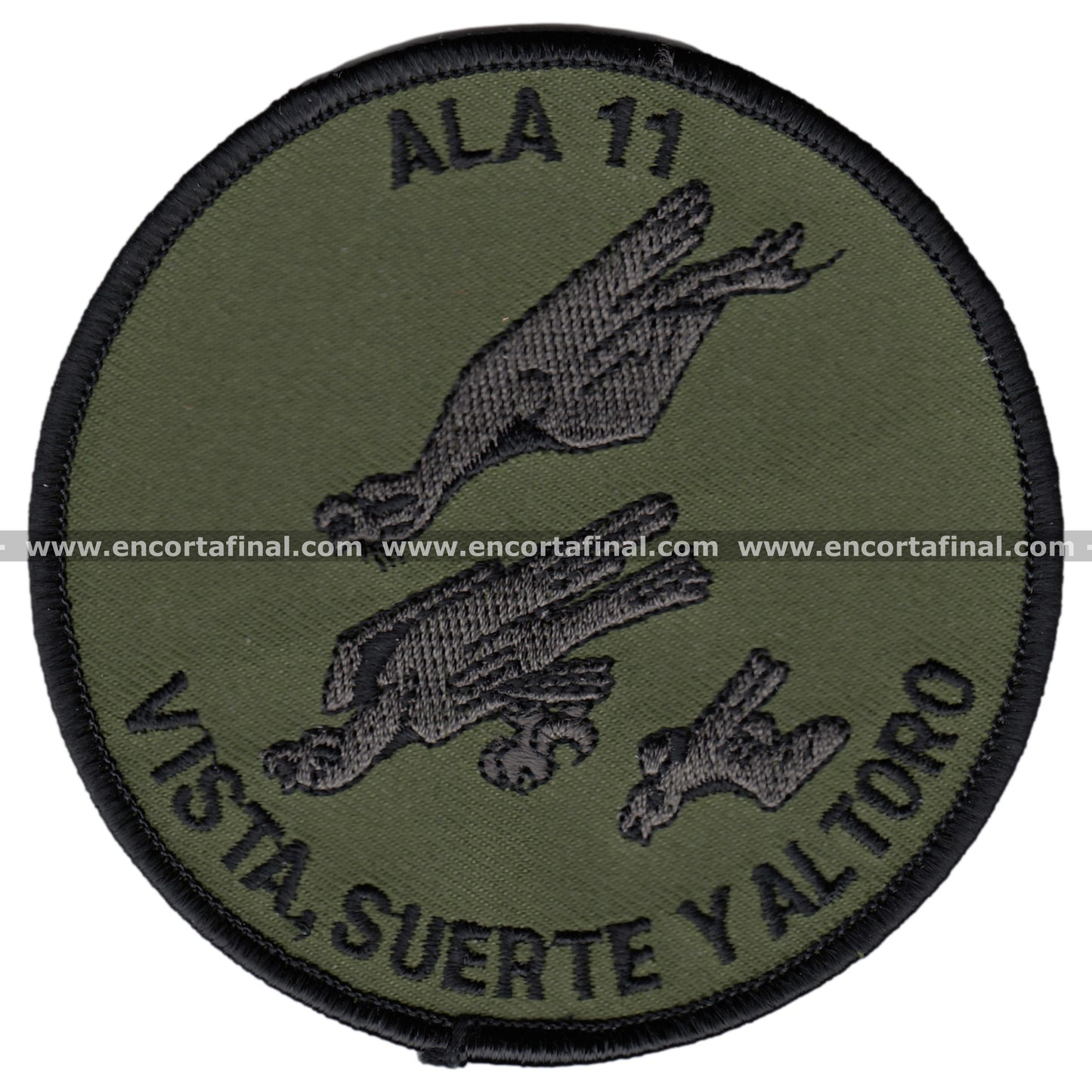 Wing 11 Patch -Sight, Luck and the Bull-