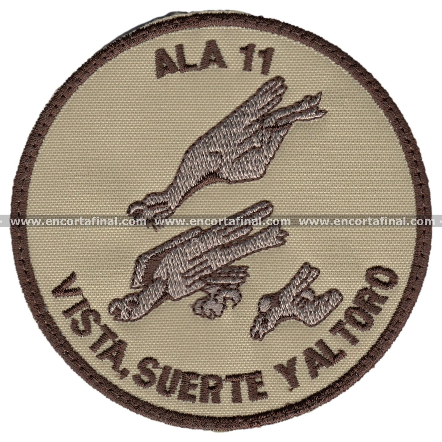 Wing 11 Patch -Sight, Luck and the Bull-