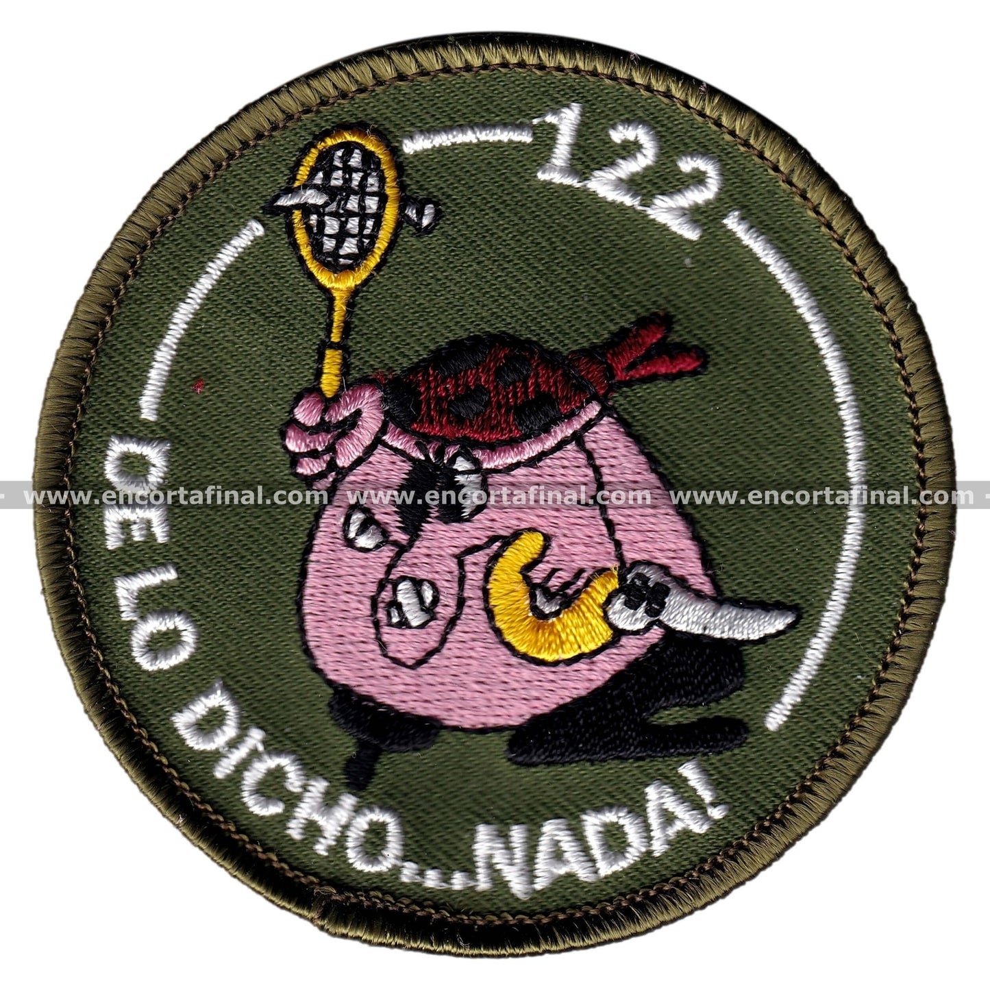 Parche Ala 12 - 122 - De lo dicho Nada - McDonnell Douglas EF-18 Hornet