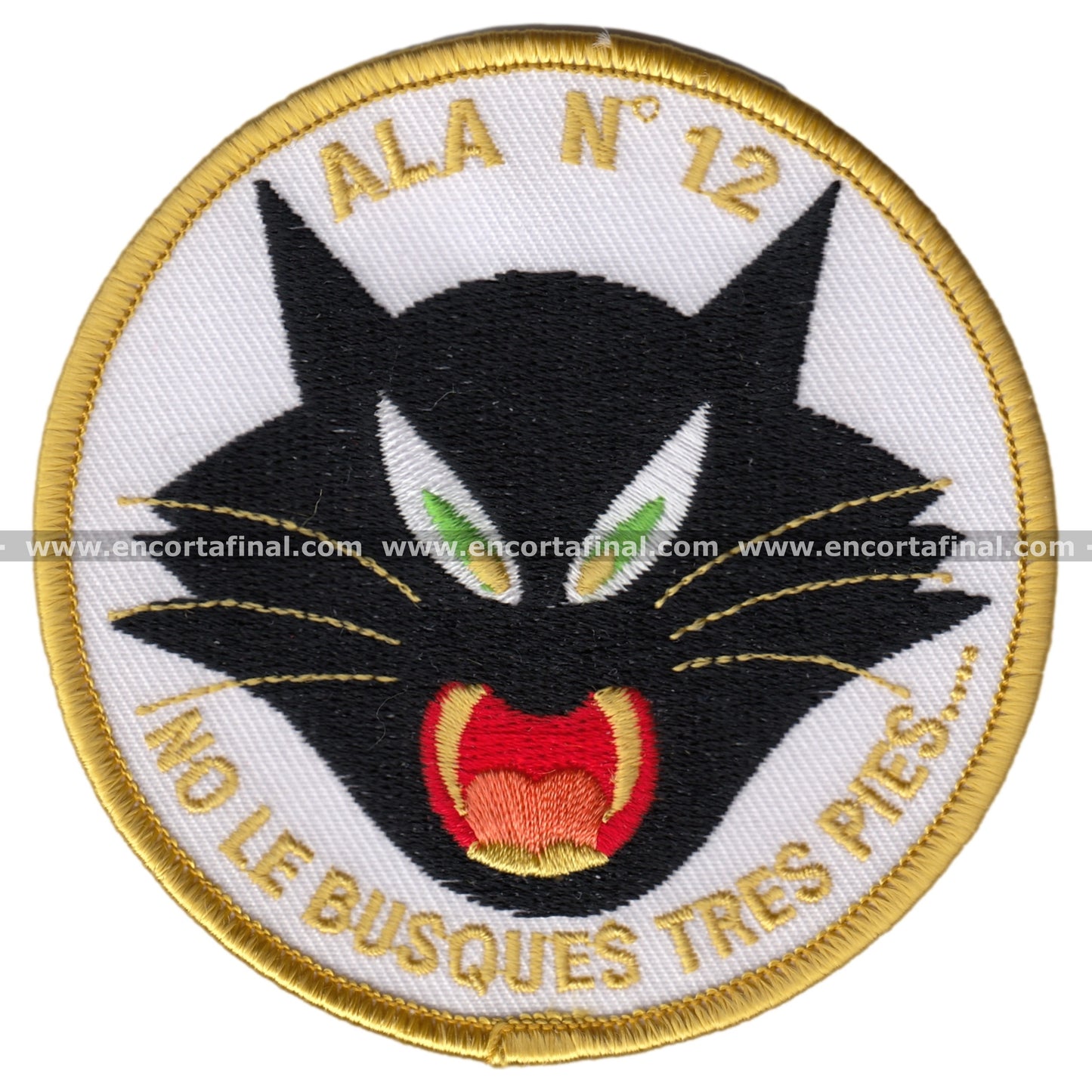 Wing 12 Patch -Don't Look For Three Feet-