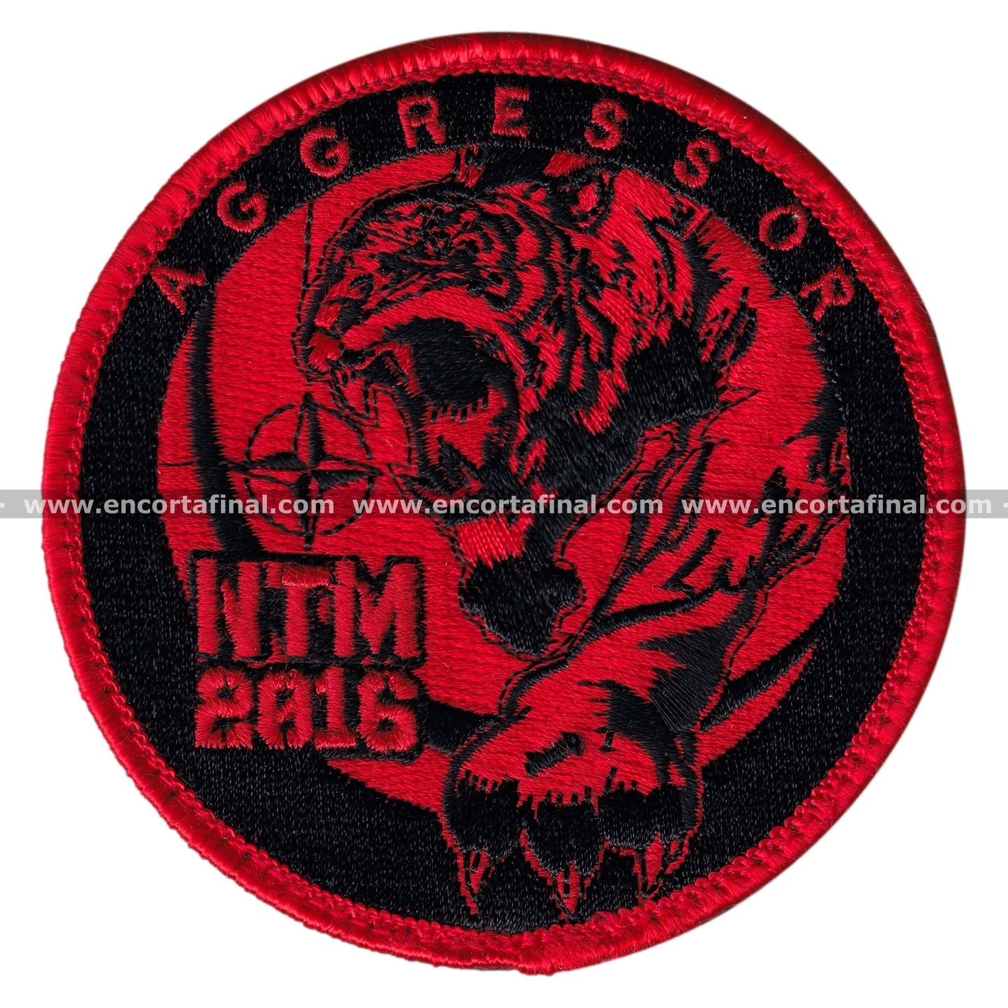 15th Wing Patch - Aggressor - NTM 2016 - McDonnell Douglas EF-18 Hornet