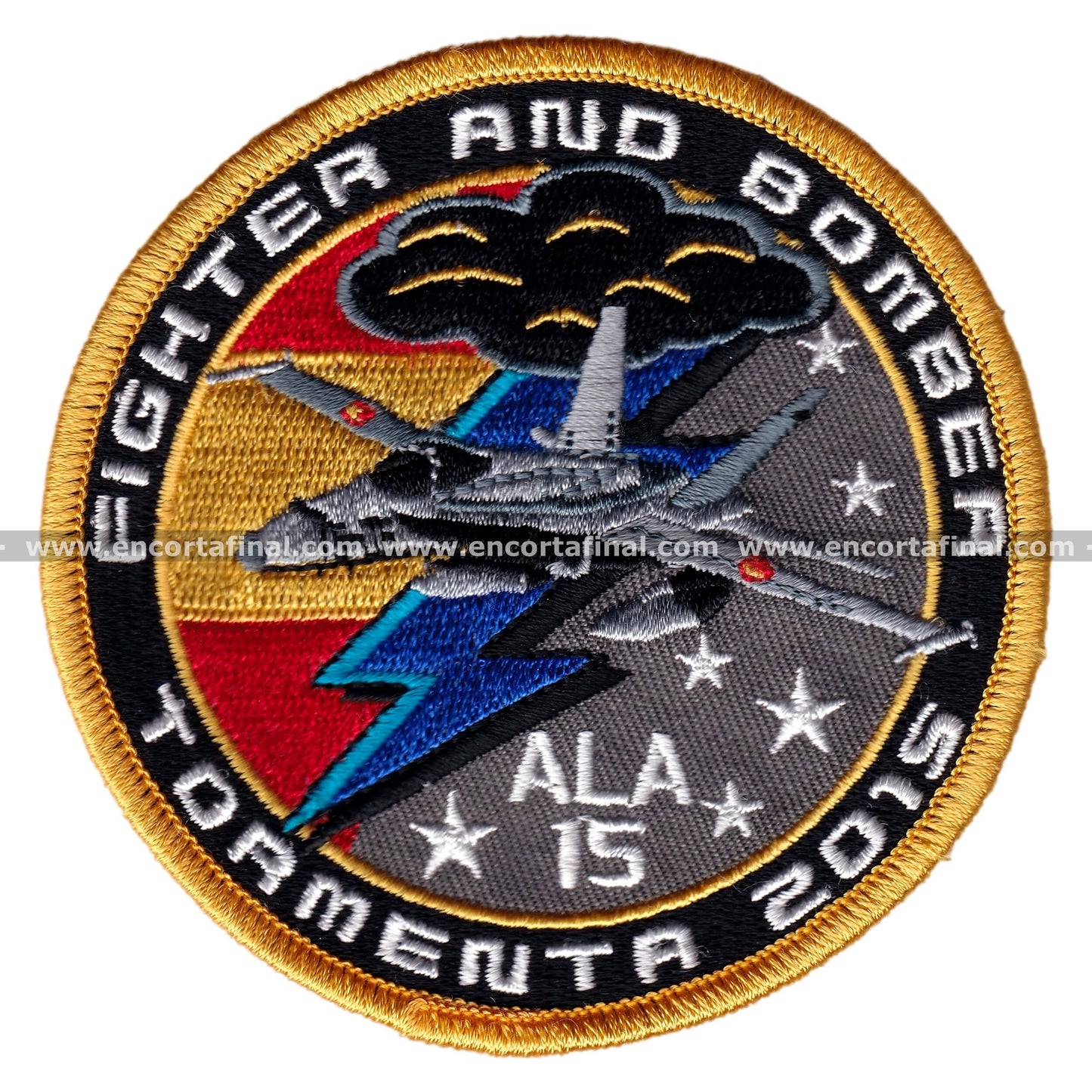 15th Wing Patch - Fighter and Bomber - Storm 2015 - McDonnell Douglas EF-18 Hornet