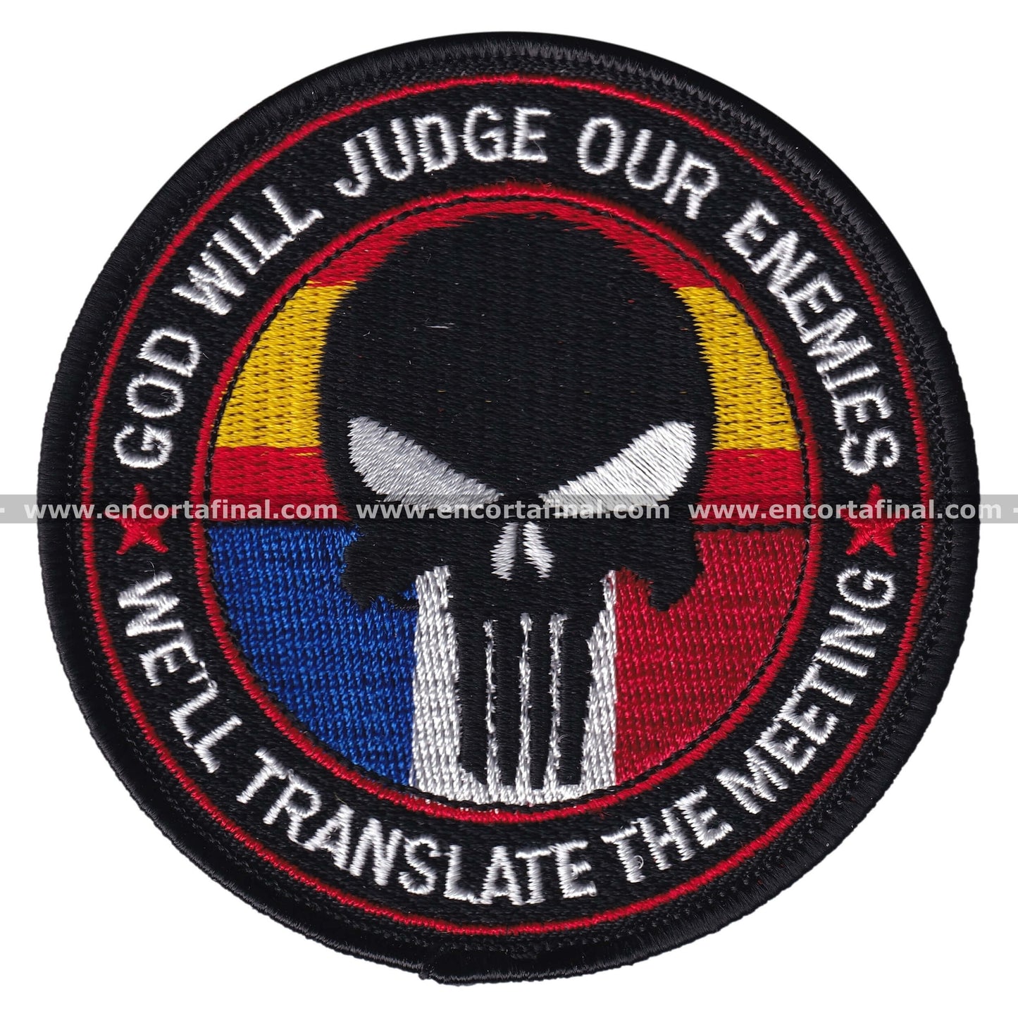 15th Wing Patch - God will judge our enemies - We'll translate the meeting