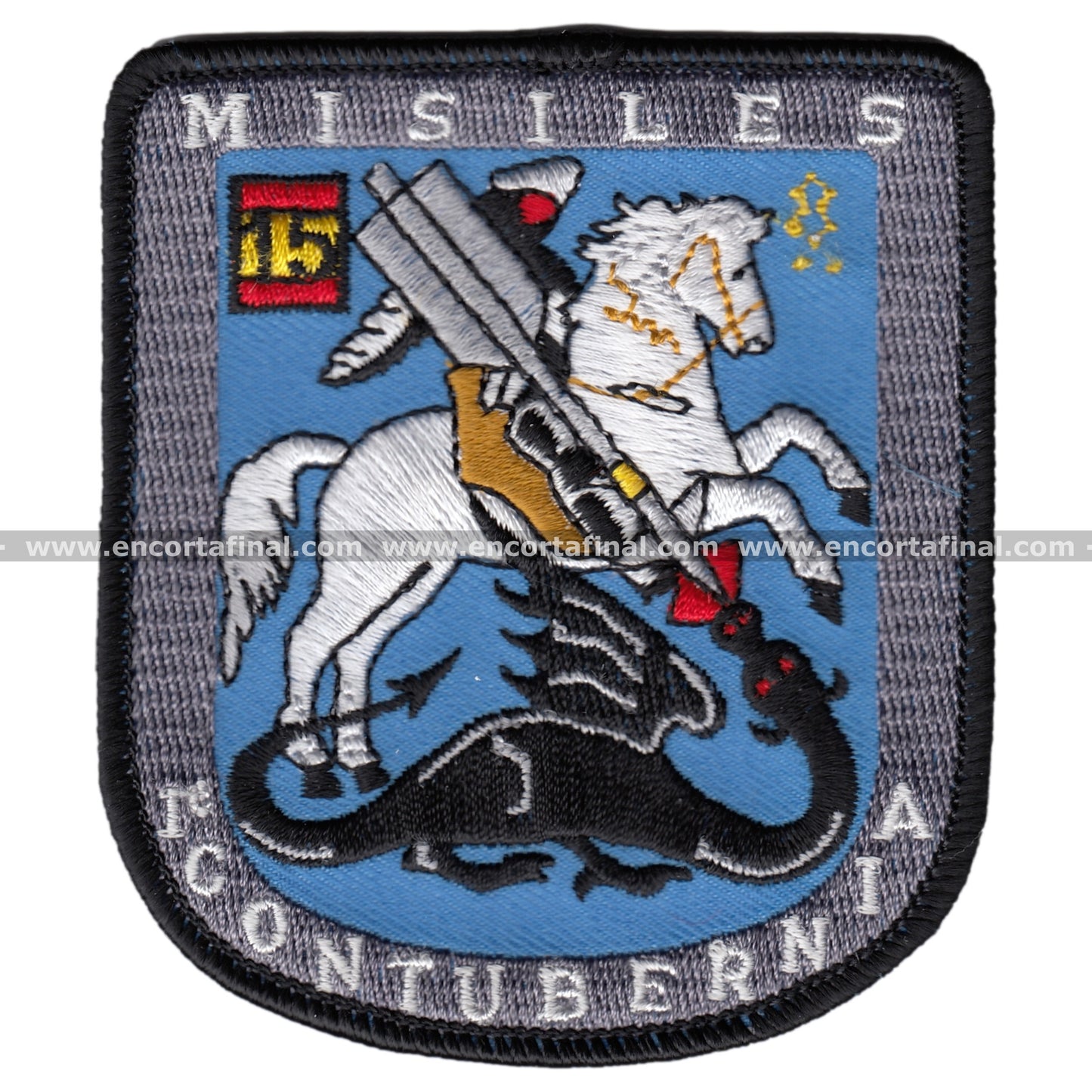 Ala-15 Patch -Missiles, 1st Contibernia-