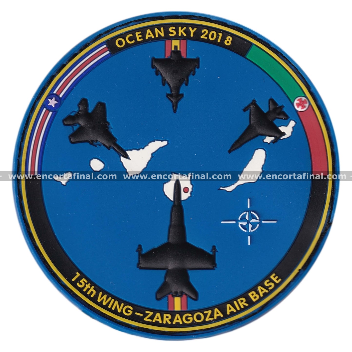 15th Wing Patch - Ocean Sky 2018 - 15th Wing - Zaragoza Air Base