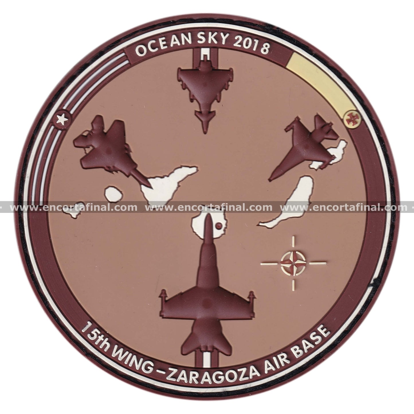 15th Wing Patch - Ocean Sky 2018 - 15th Wing - Zaragoza Air Base