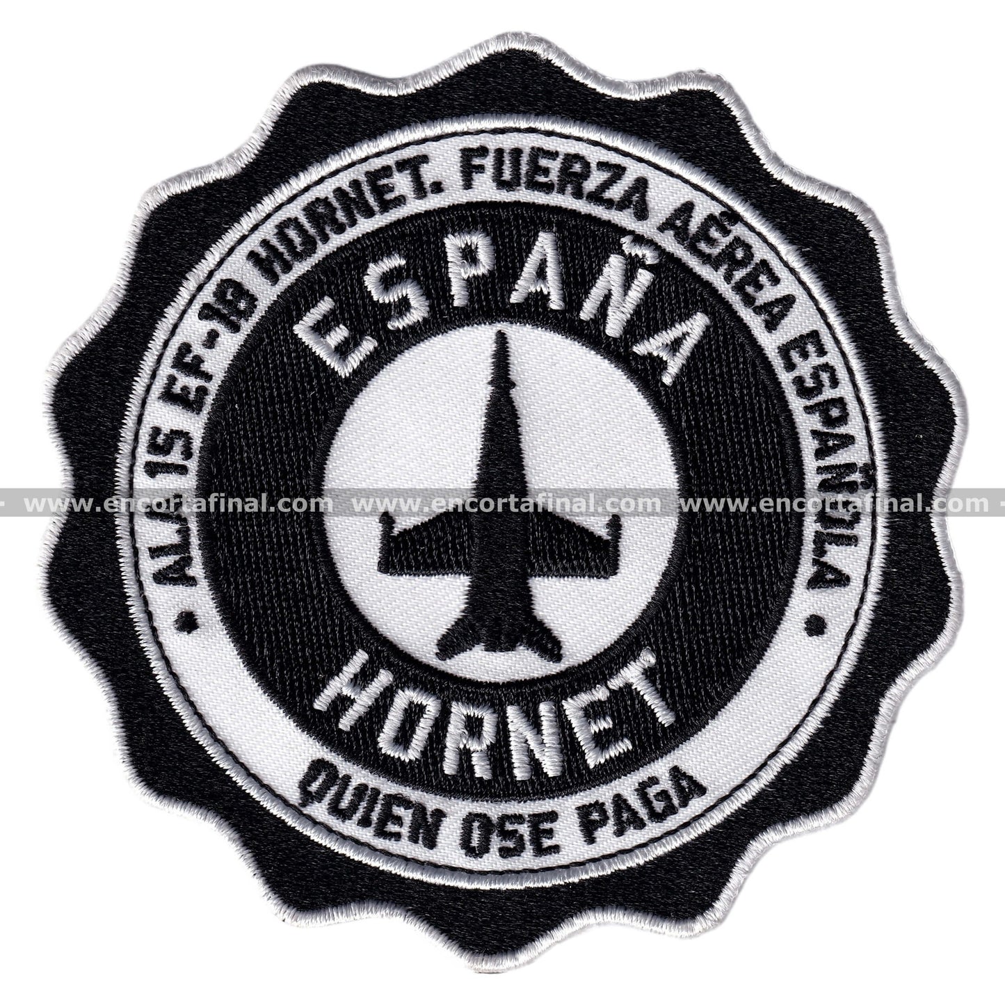 15th Wing Patch - Who dares pays - McDonnell Douglas EF-18 Hornet