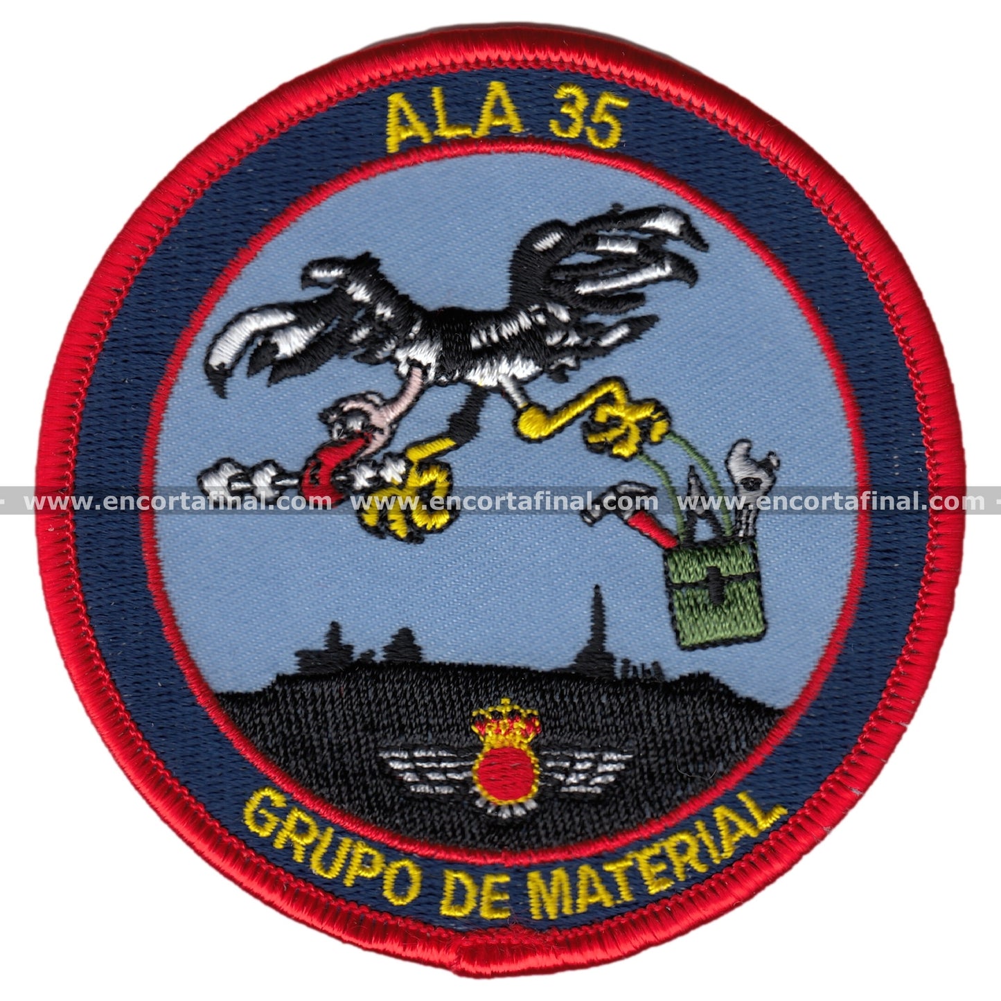 Parche Ala 35 -Grupo De Material-