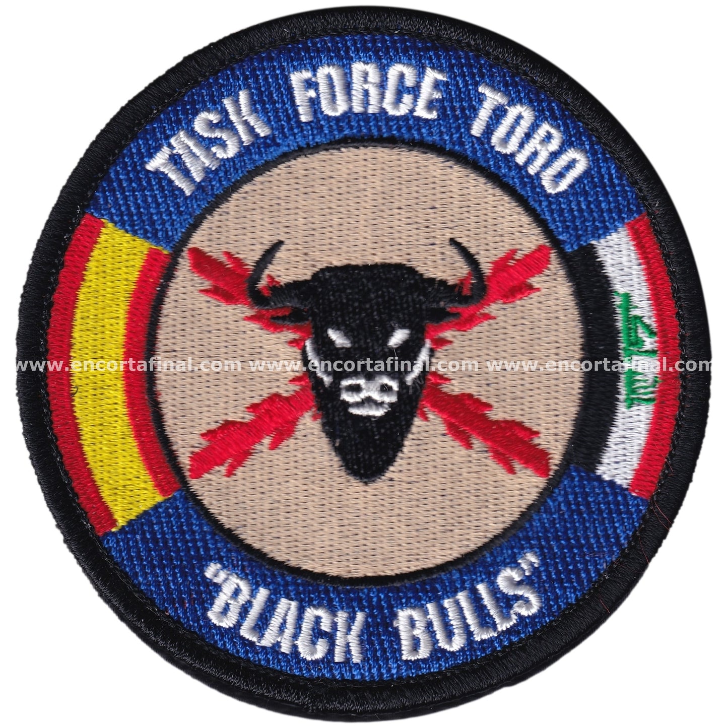 Parche Task Force Toro - Black Bulls