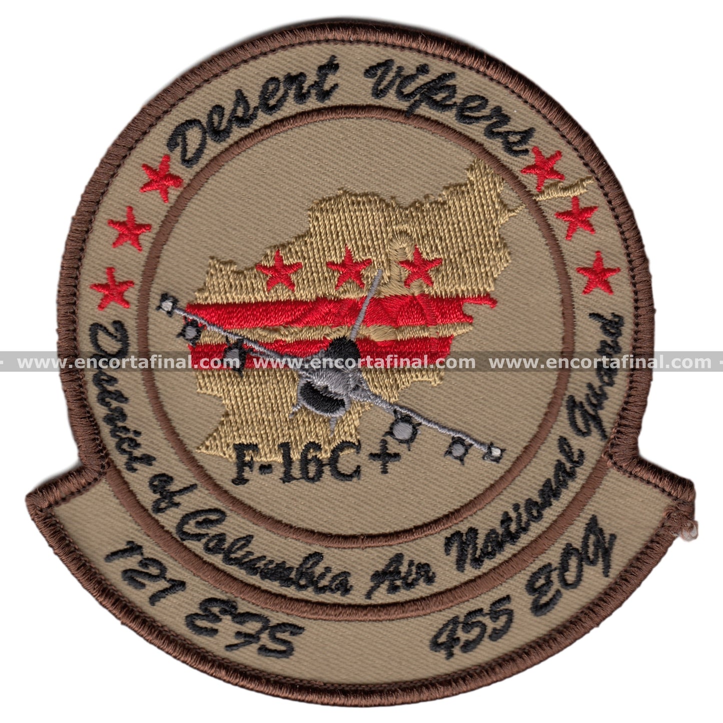 F-16C+ Desert Vipers 121 Efs 455 Eoq Patch