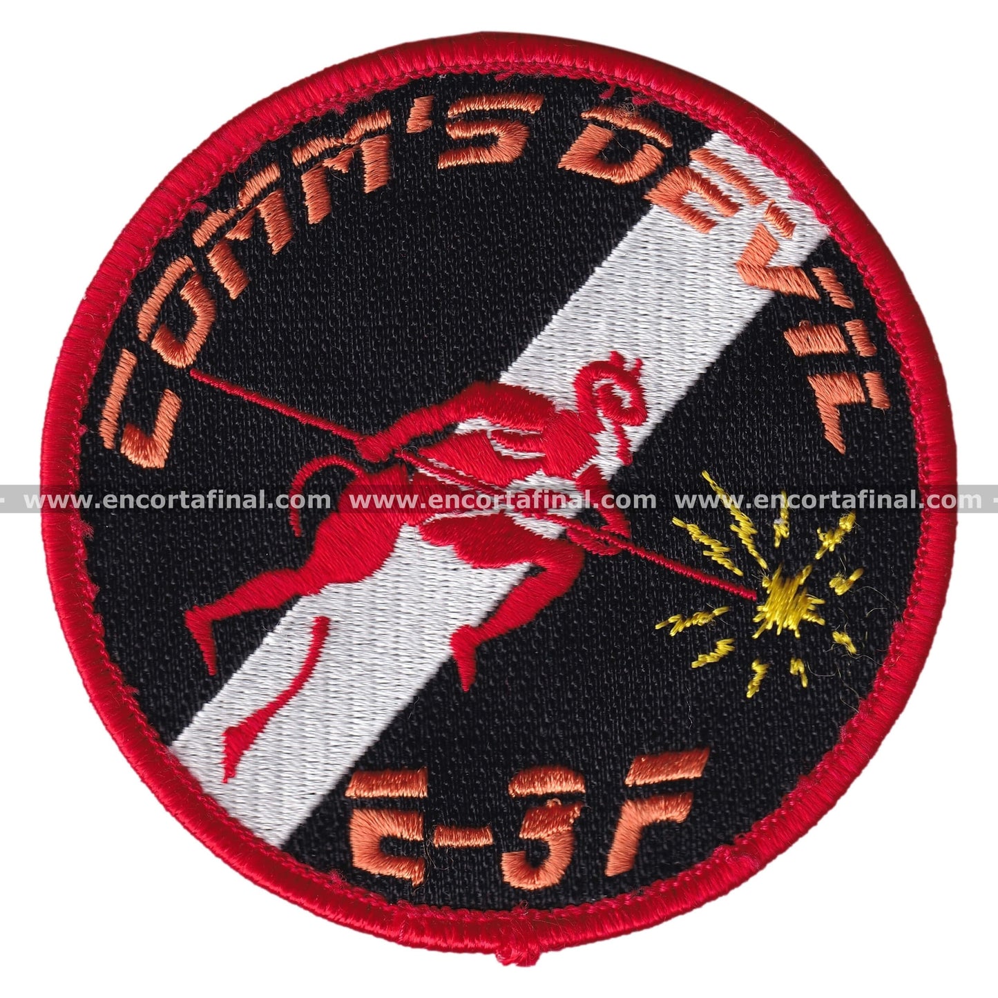 French Air Force Patch - E3-F - Custom's Devil - Boeing E-3 Sentry AWACS