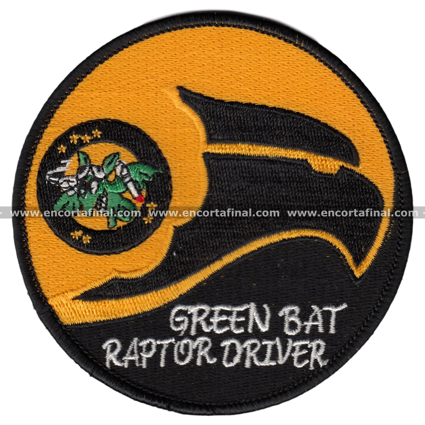 Green Bat Raptor Driver Patch