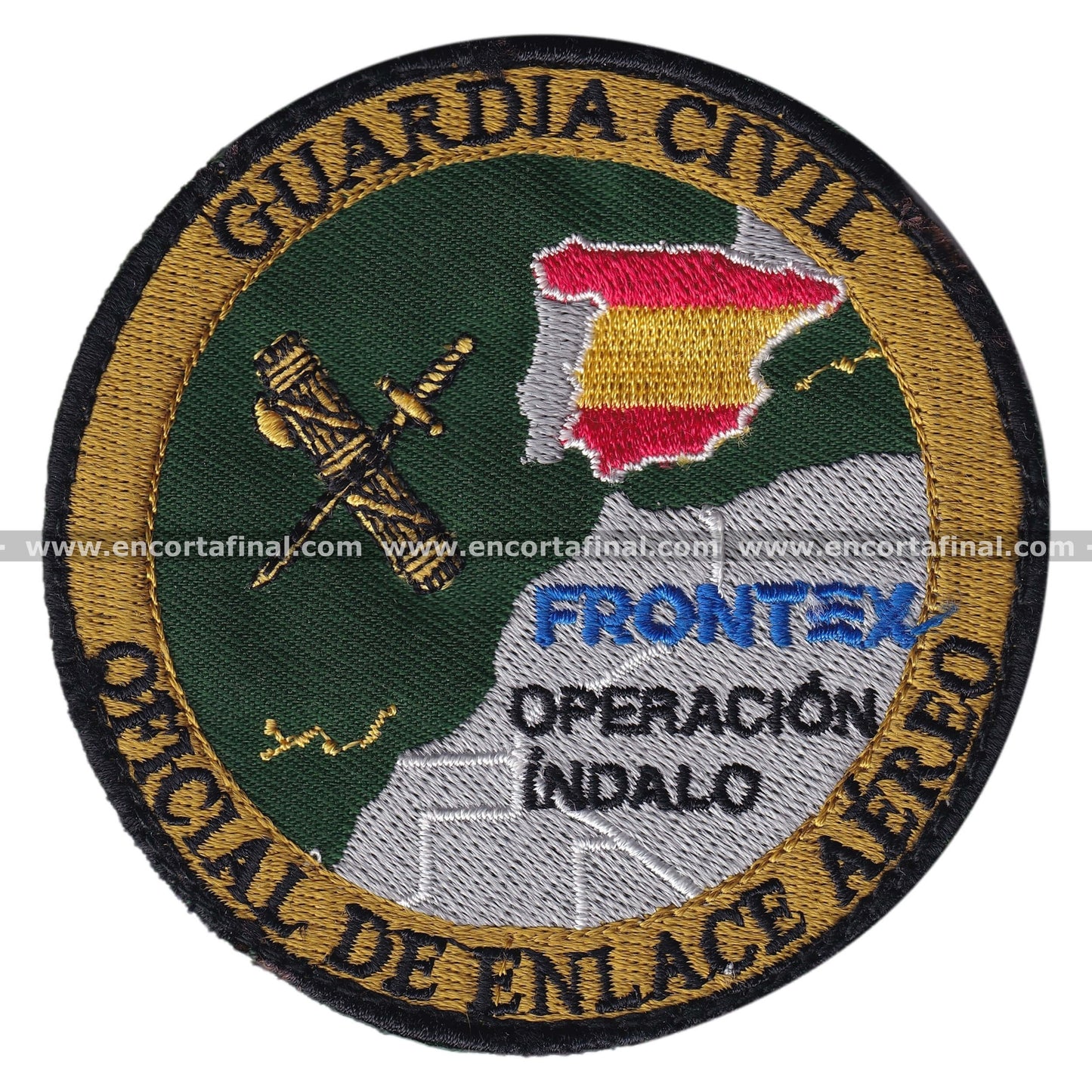 Civil Guard Patch - Civil Guard - Air Liaison Officer - Frontex - Operation Indalo