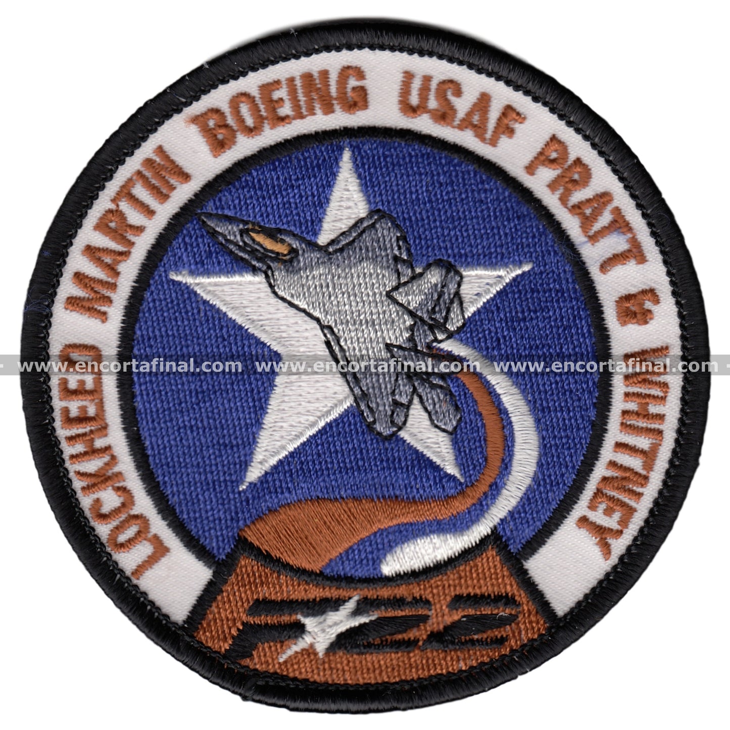 Lockheed Martin Boeing Usaf Pratt & Whitney F-22 Raptor Patch