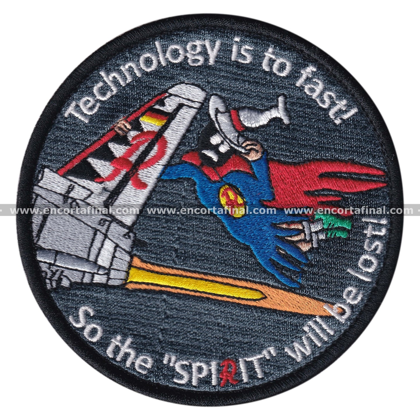 Luftwaffe patch - McDonnell Douglas F-4 Phantom II - Technology is to fast - So the "Spirit" will be lost