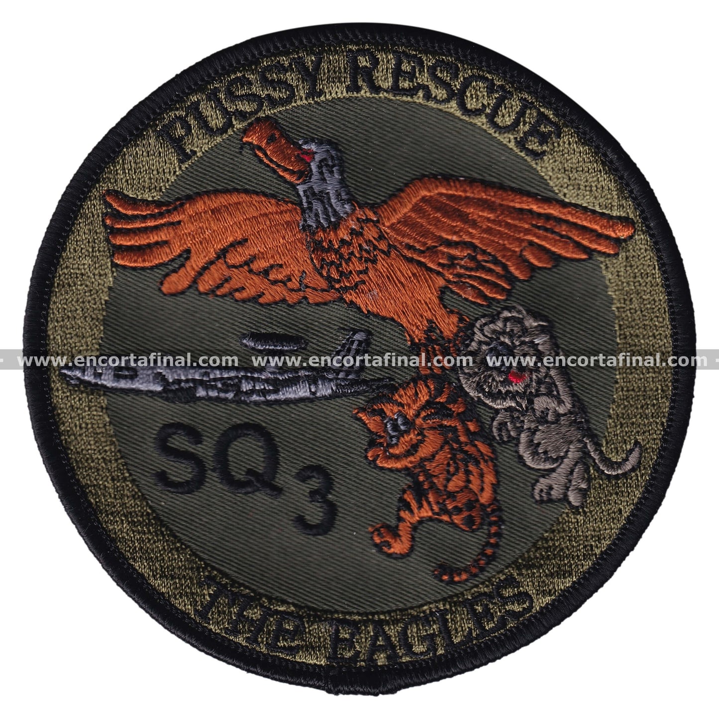 NATO Patch Awacs Squadron 3 Pussy Rescue - The Eagles