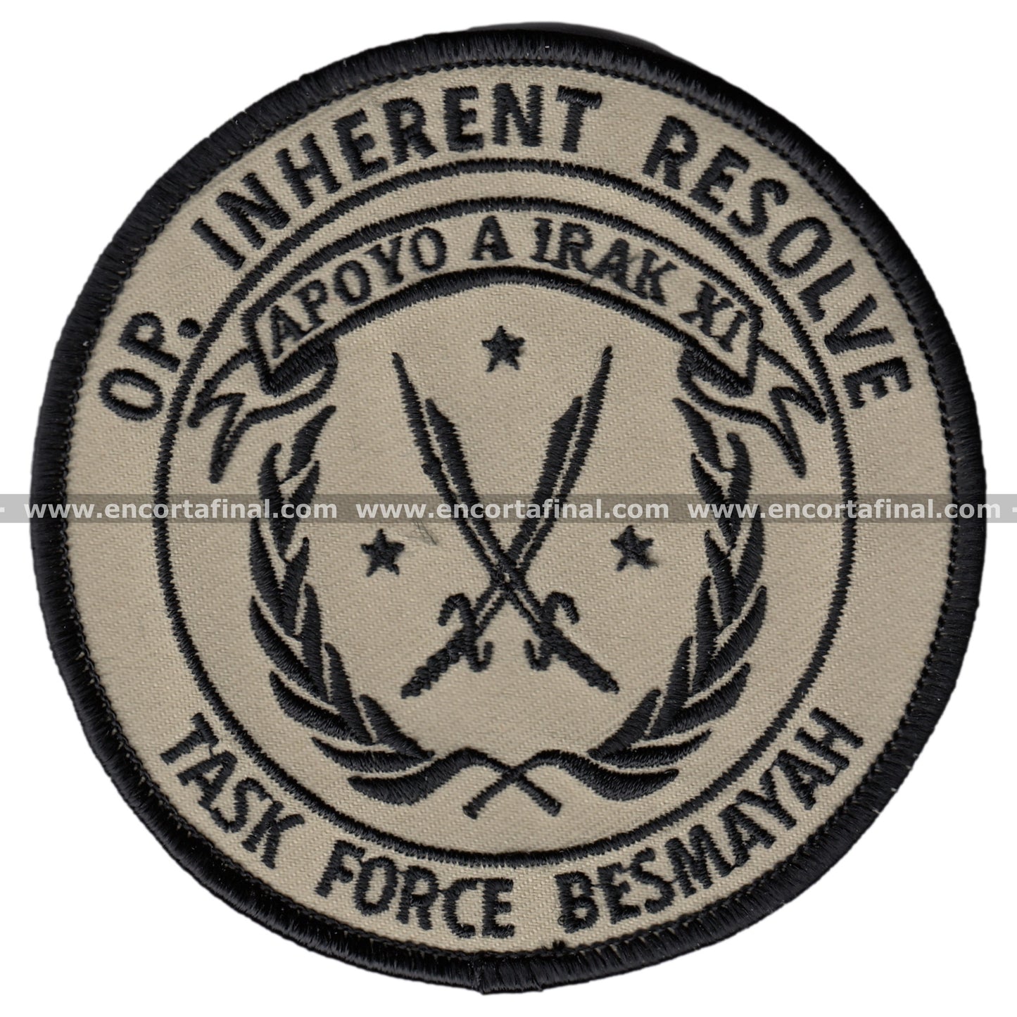 Parche Op. Inherent Resolve -Apoyo A Irak Xi- Task Force Besmayah