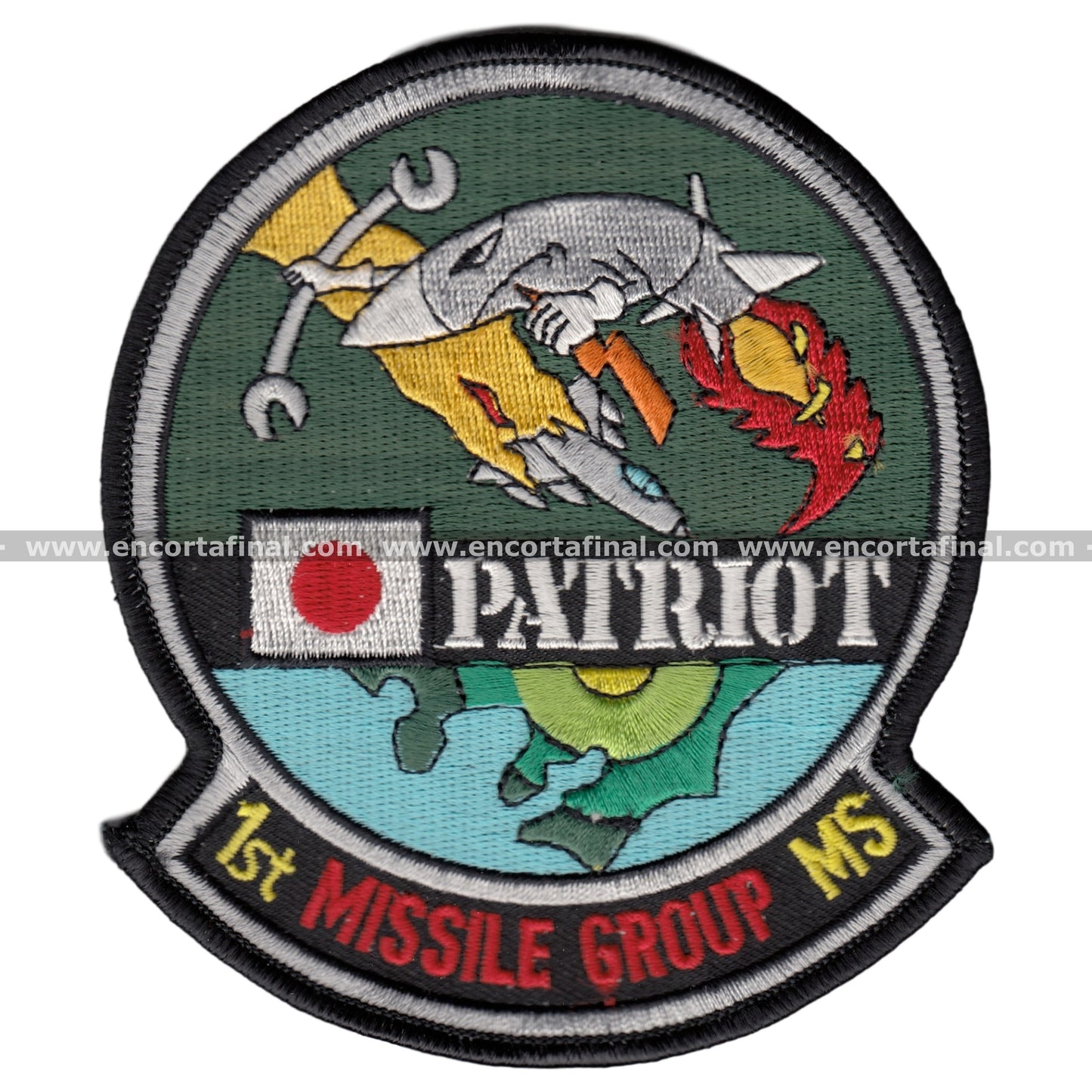 Patriot 1St Missile Group Ms Patch