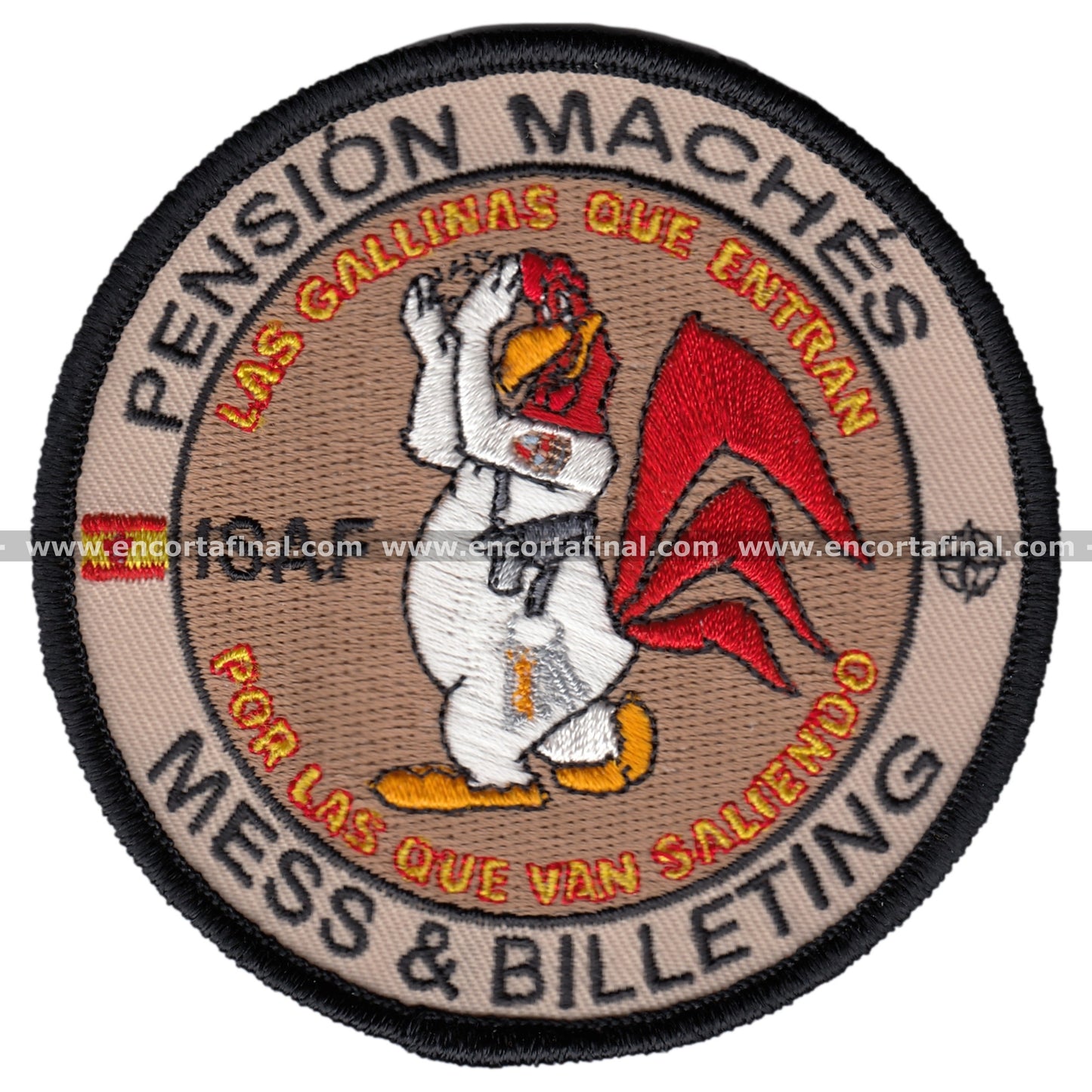 Parche Pensión Machés "Mess &J Billeting" Isaf