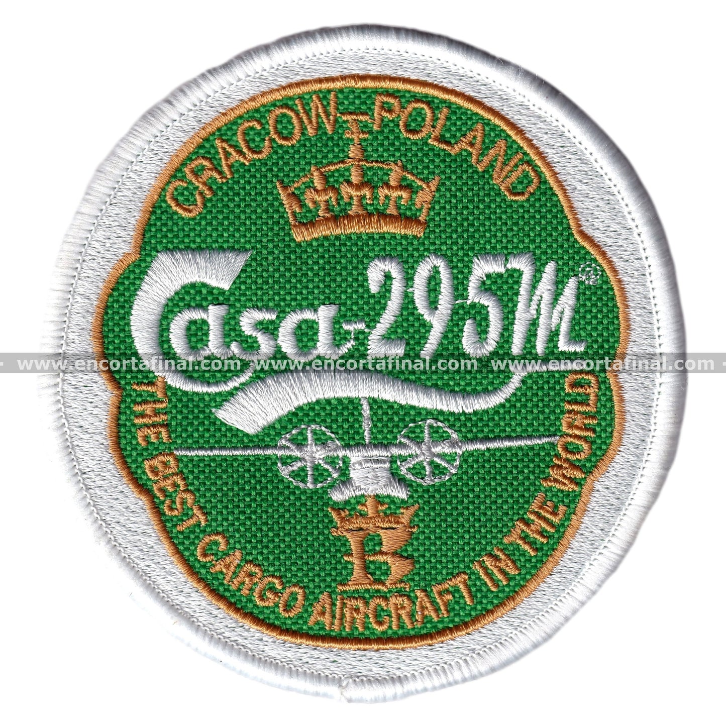 Polish Air Force Patch - 1st Tactical Squadron - Cracow Poland - The Best Cargo Aircraft in the World - Mikoyan MiG-29